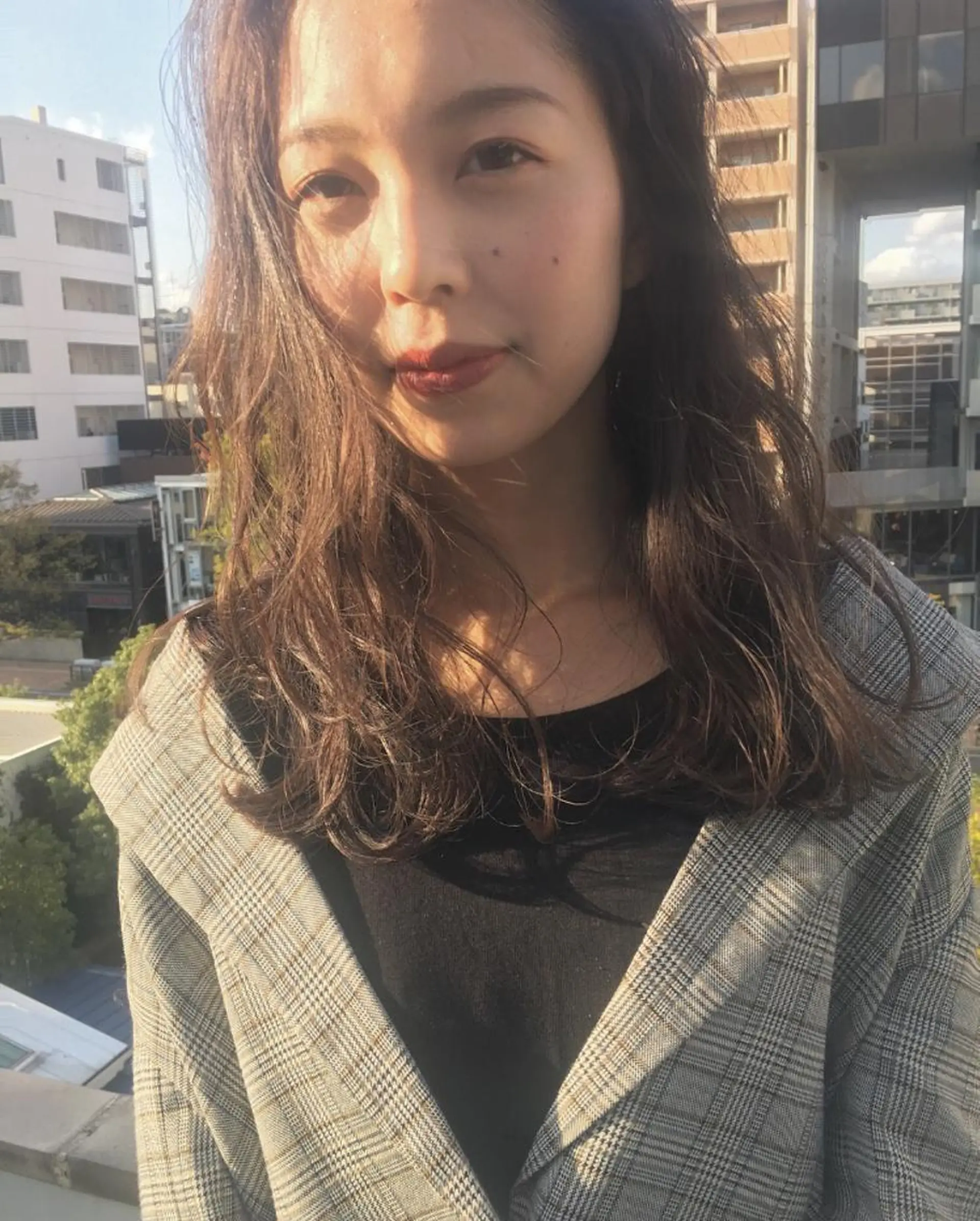 ロング カラー nakahara madokaのヘアスタイル