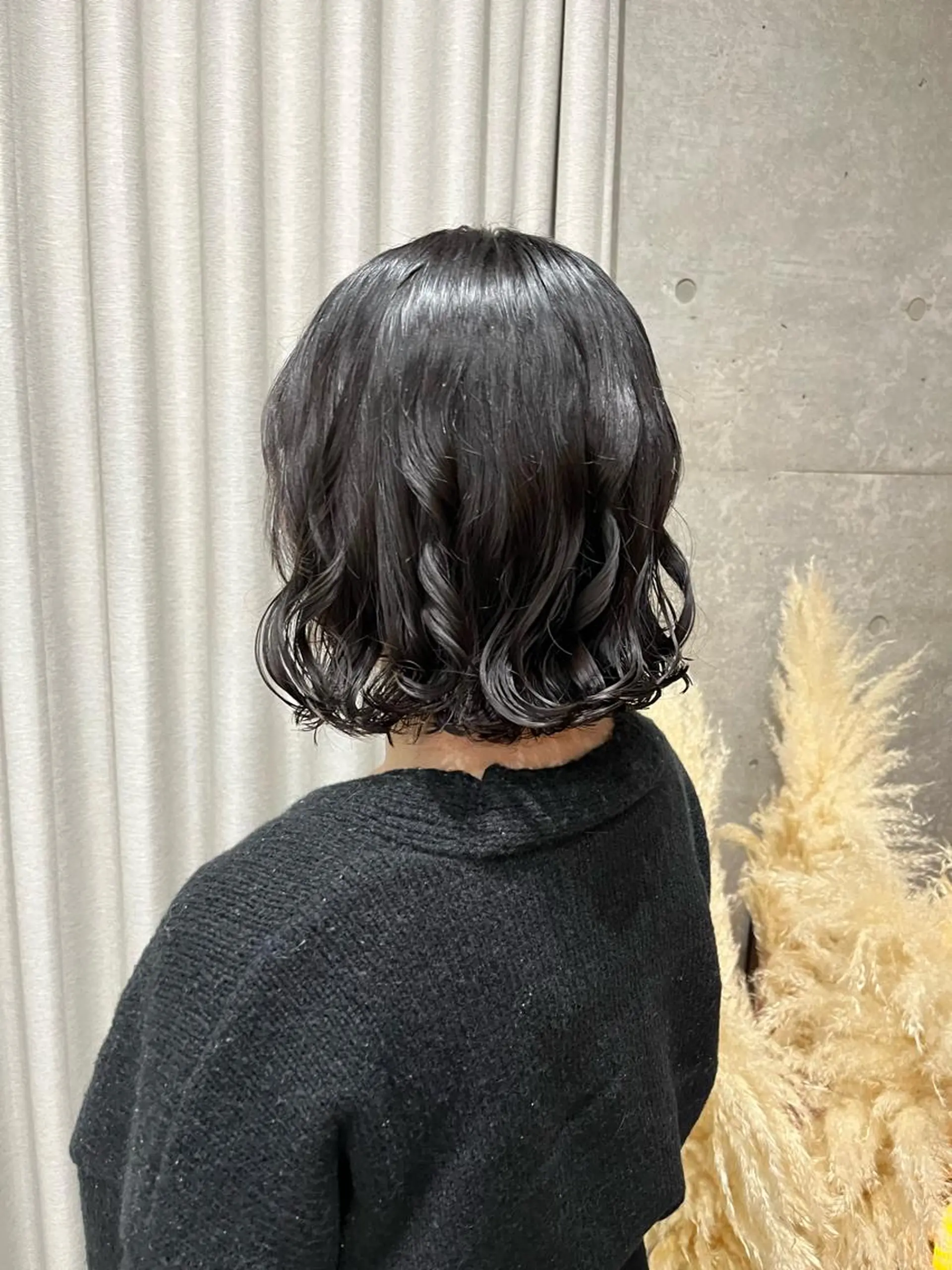 ショート パーマ カット パーマ ロングパーマ木村 ボブパーマのヘアスタイル