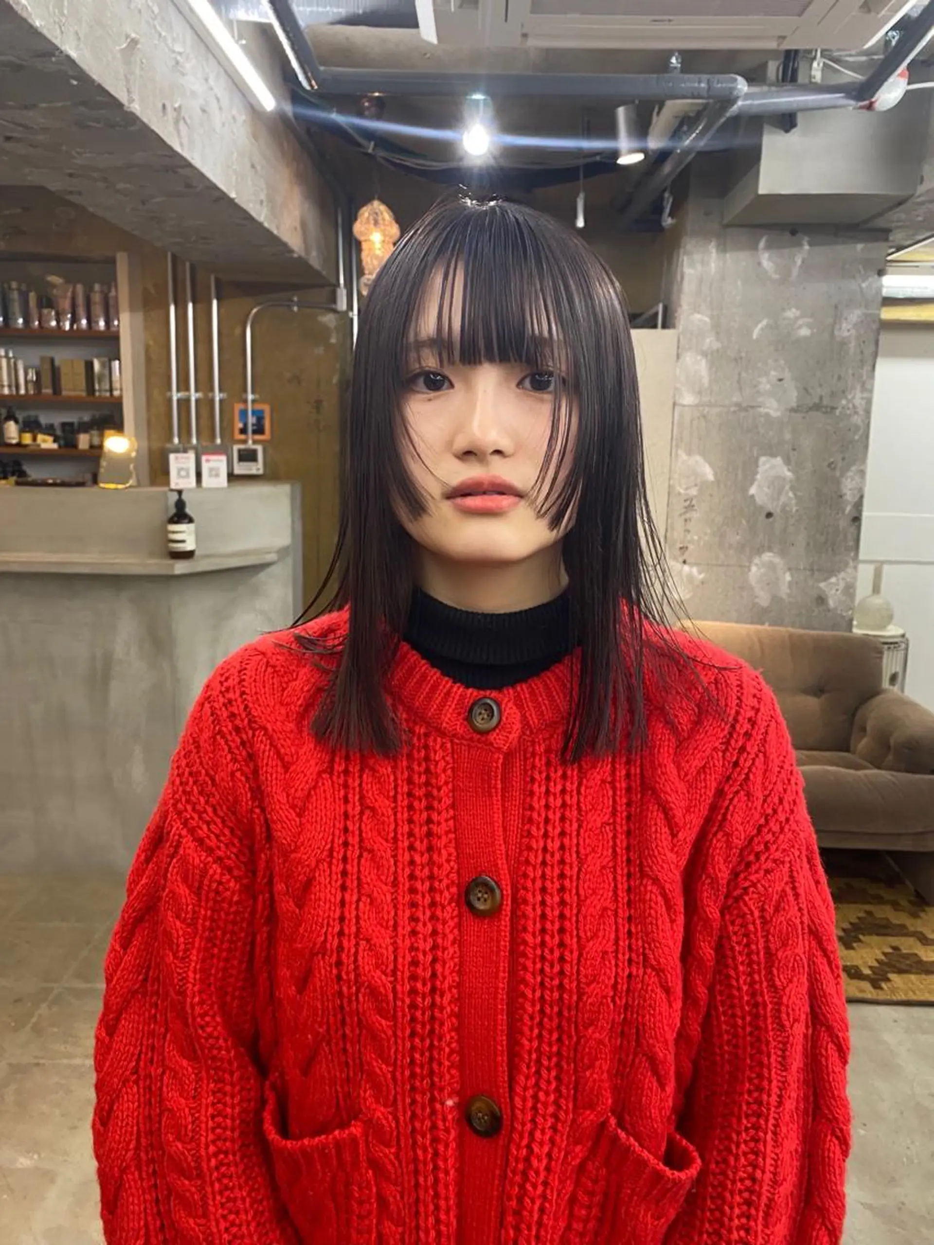 ミディアム カット ヘアカラー GATTACA所属・KEI gattacaのヘアスタイル