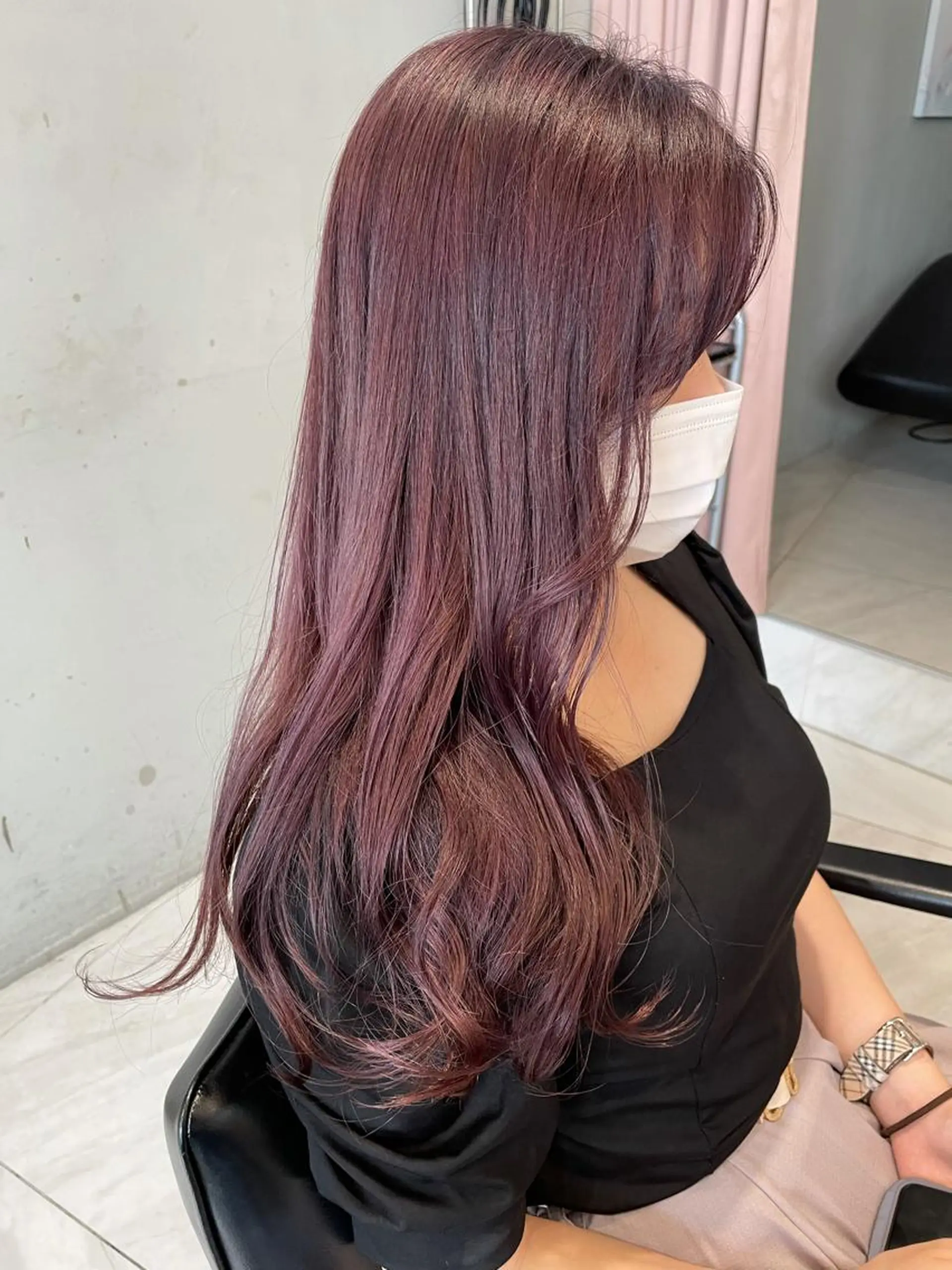 ロング カラー 圧倒的透明感カラー nana🦕のヘアスタイル