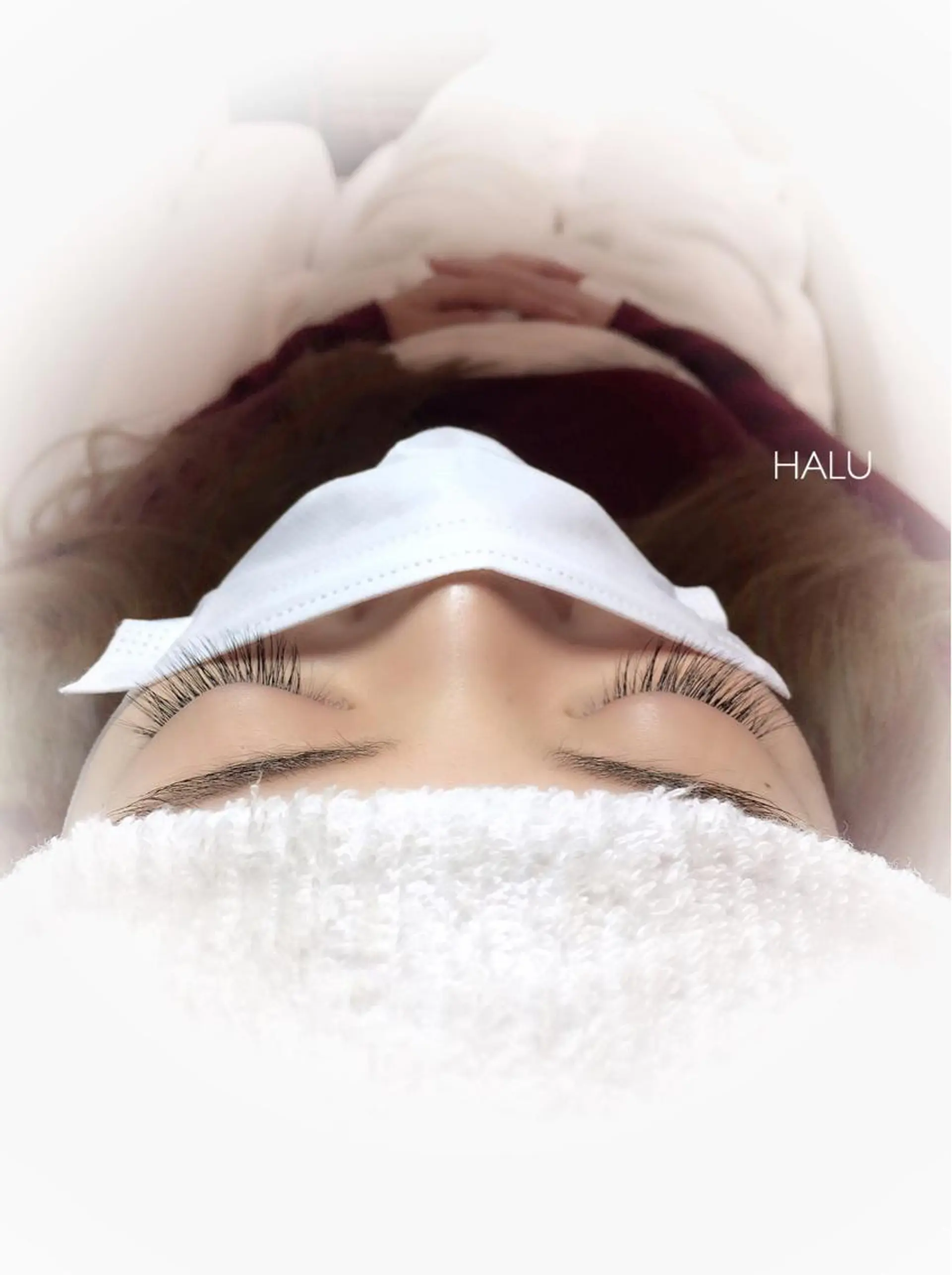 マツエク・マツパ 付け放題 Cカール HALU ハルのネイルデザイン