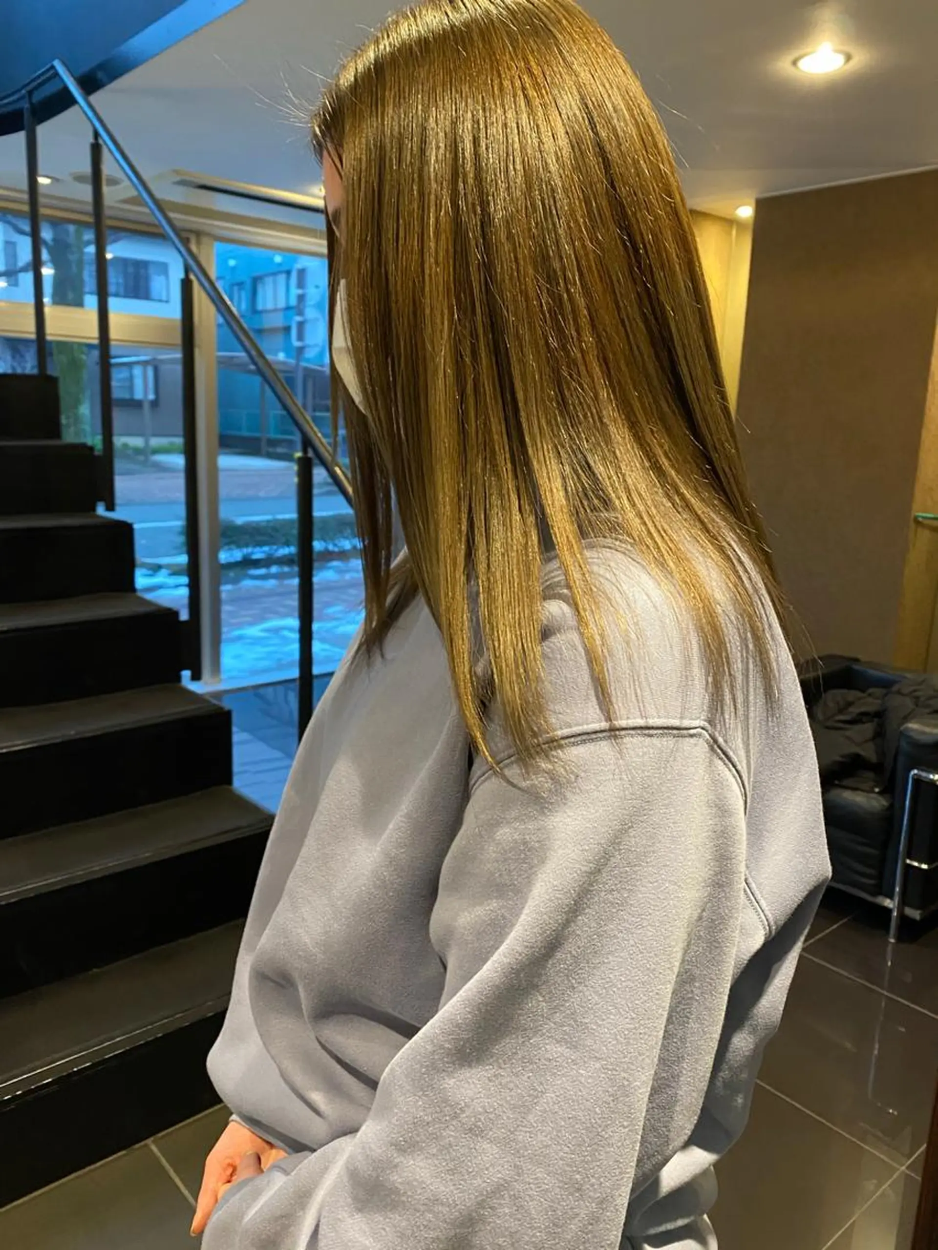 ロング カラー 多河 遥のヘアスタイル