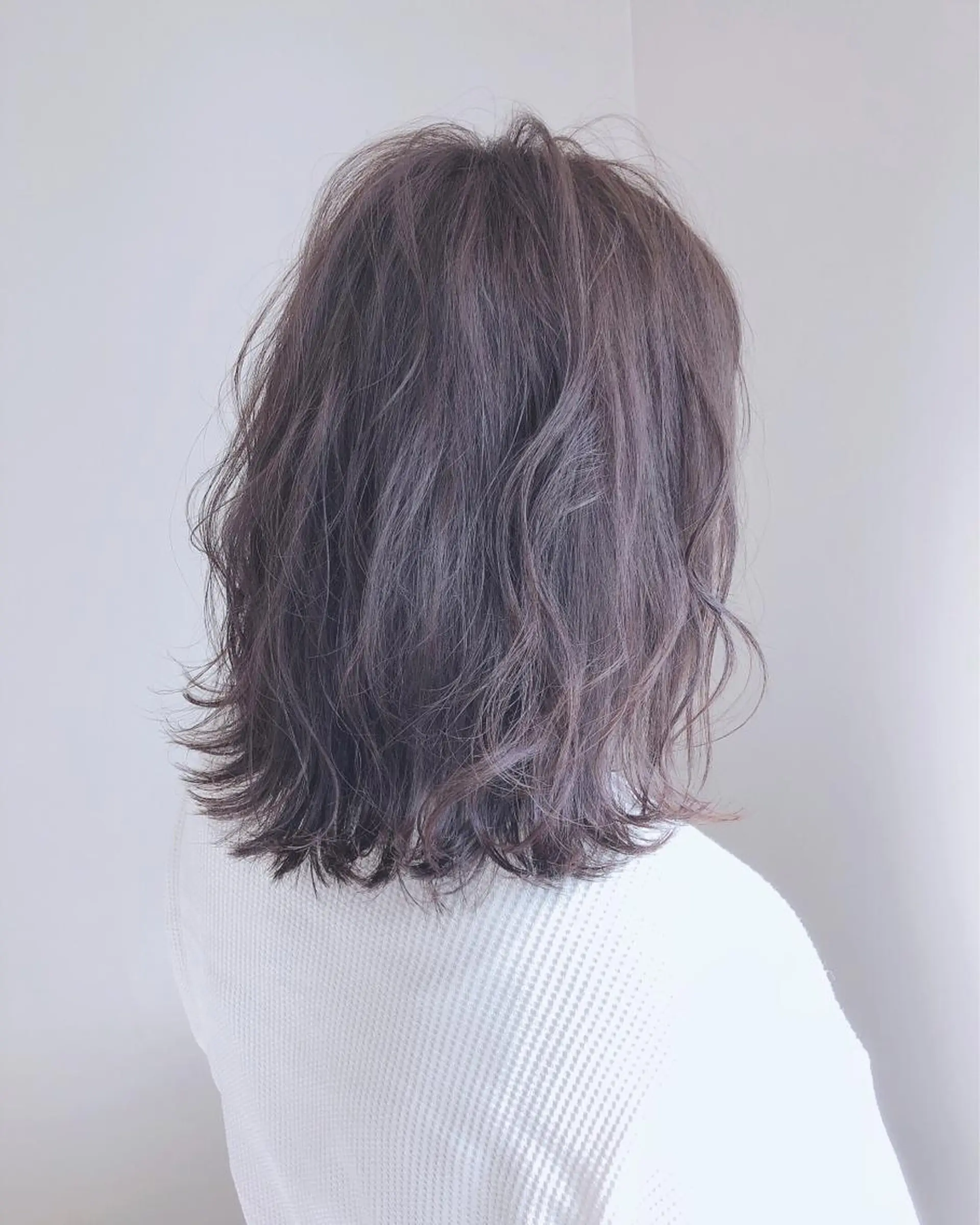 ミディアム カラー カット ヘアカラー トリートメント ANAZAhair アナザ　ヘアーのヘアスタイル