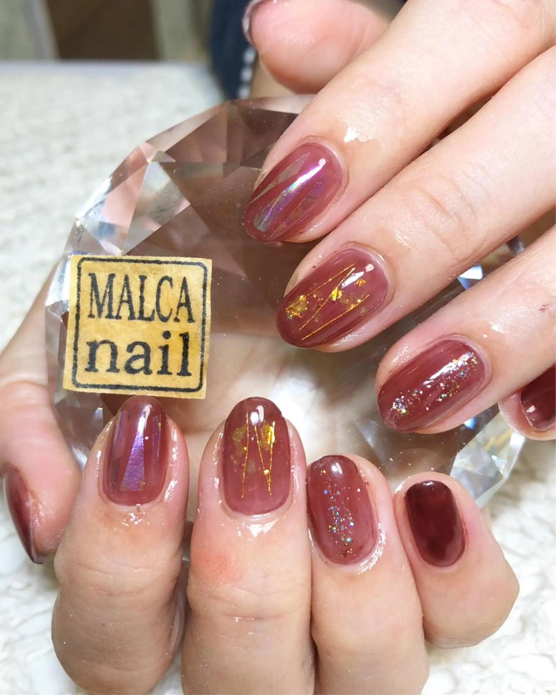 カラー パーマ ヘアアレンジ メンズ キッズ ネイル マツエク・マツパ MALCAnail(マルカネイル)所属・荒木 莉奈のネイルデザイン