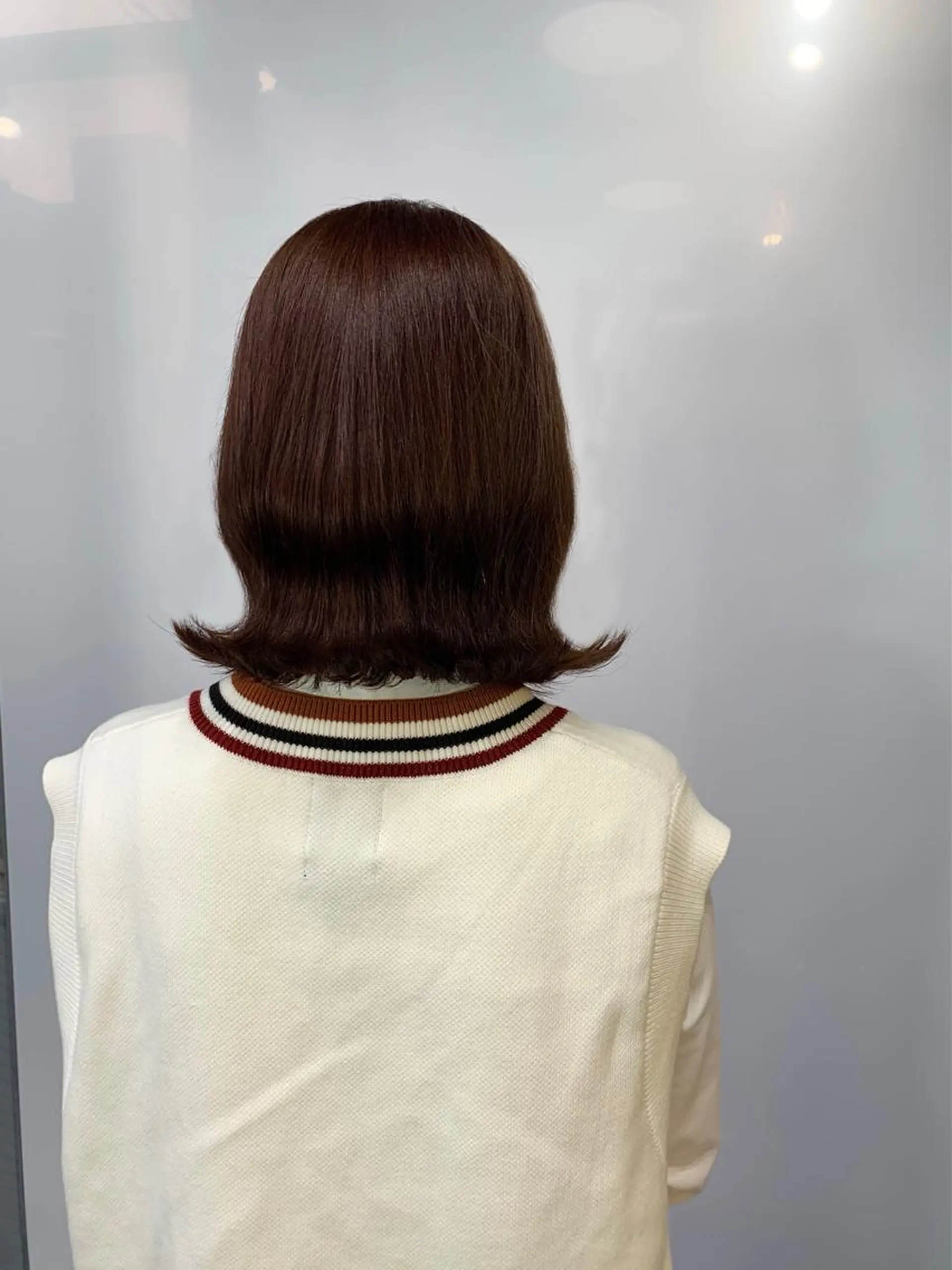 ミディアム カラー ブラウンカラー ピンクカラー ピンクブラウン ヘアカラー トリートメント 🎀taro ブリーチなしカラーのヘアスタイル