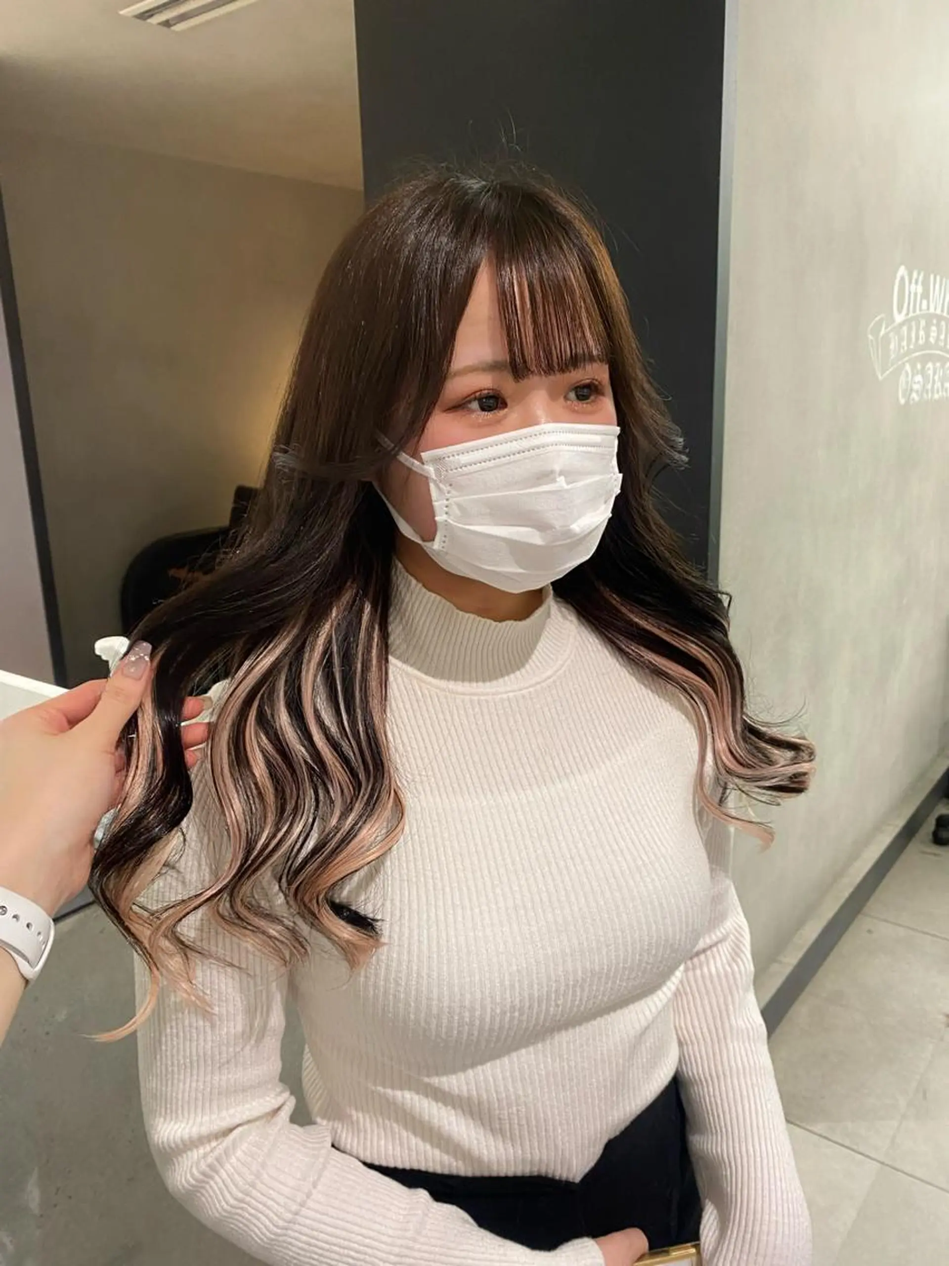 ロング カラー エクステ 韓国風モテヘア 🇰🇷aki♡のヘアスタイル