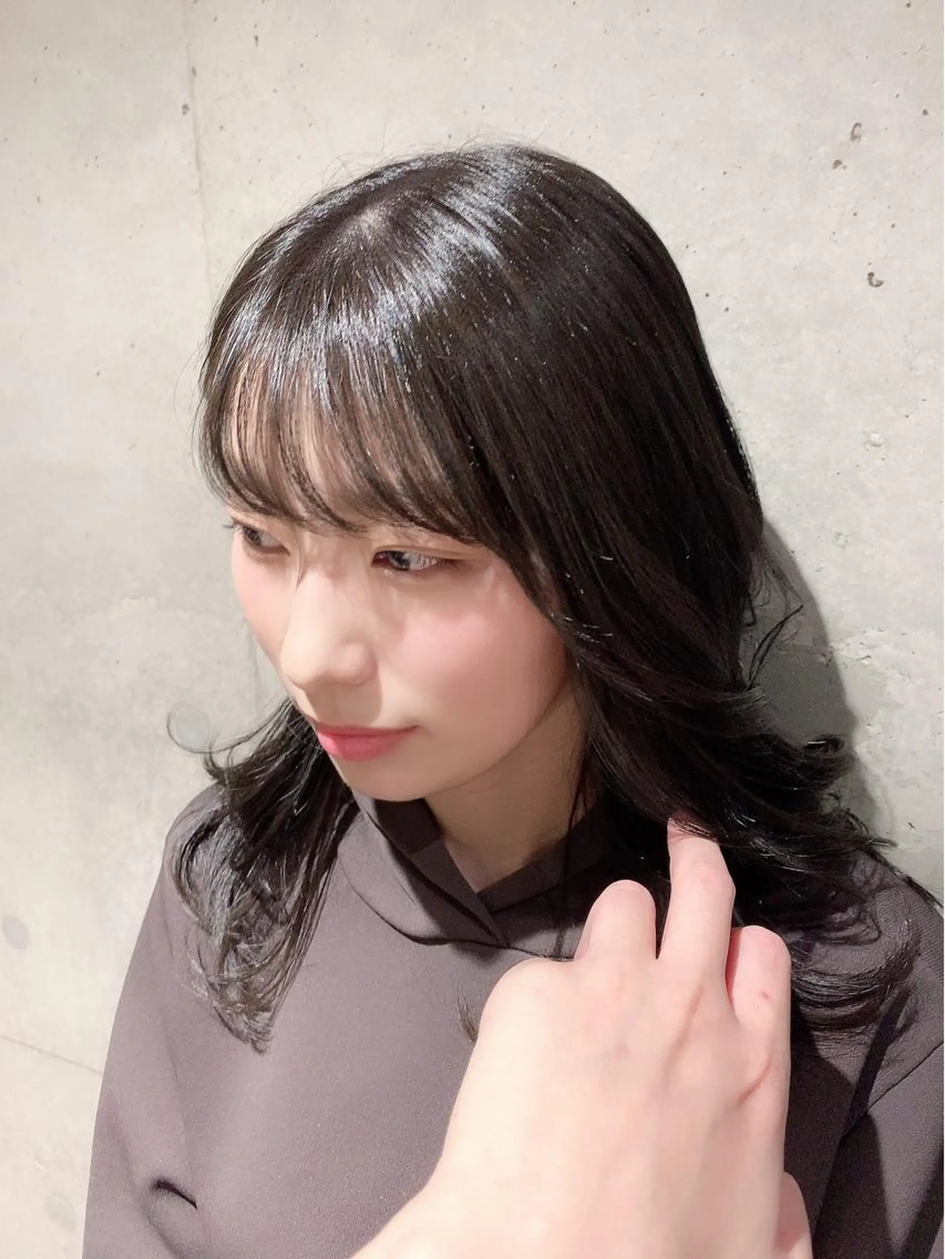 セミロング カット ヘアカラー トリートメント 🌟美髪縮毛矯正🌟 吉田冴一のヘアスタイル