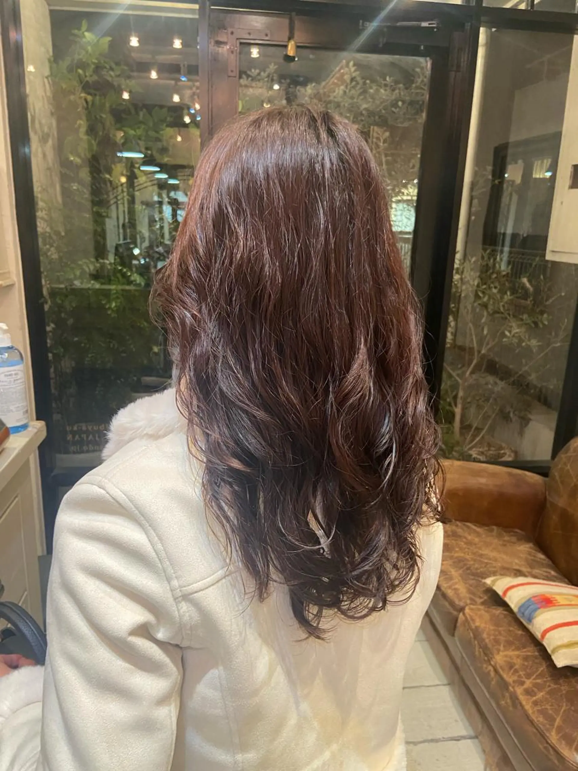 ロング パーマ 韓国風ヘア デジタルパーマ belle 表参道 terrace所属・抜きっぱなしブロンド /ハイトーン/カナタのヘアスタイル