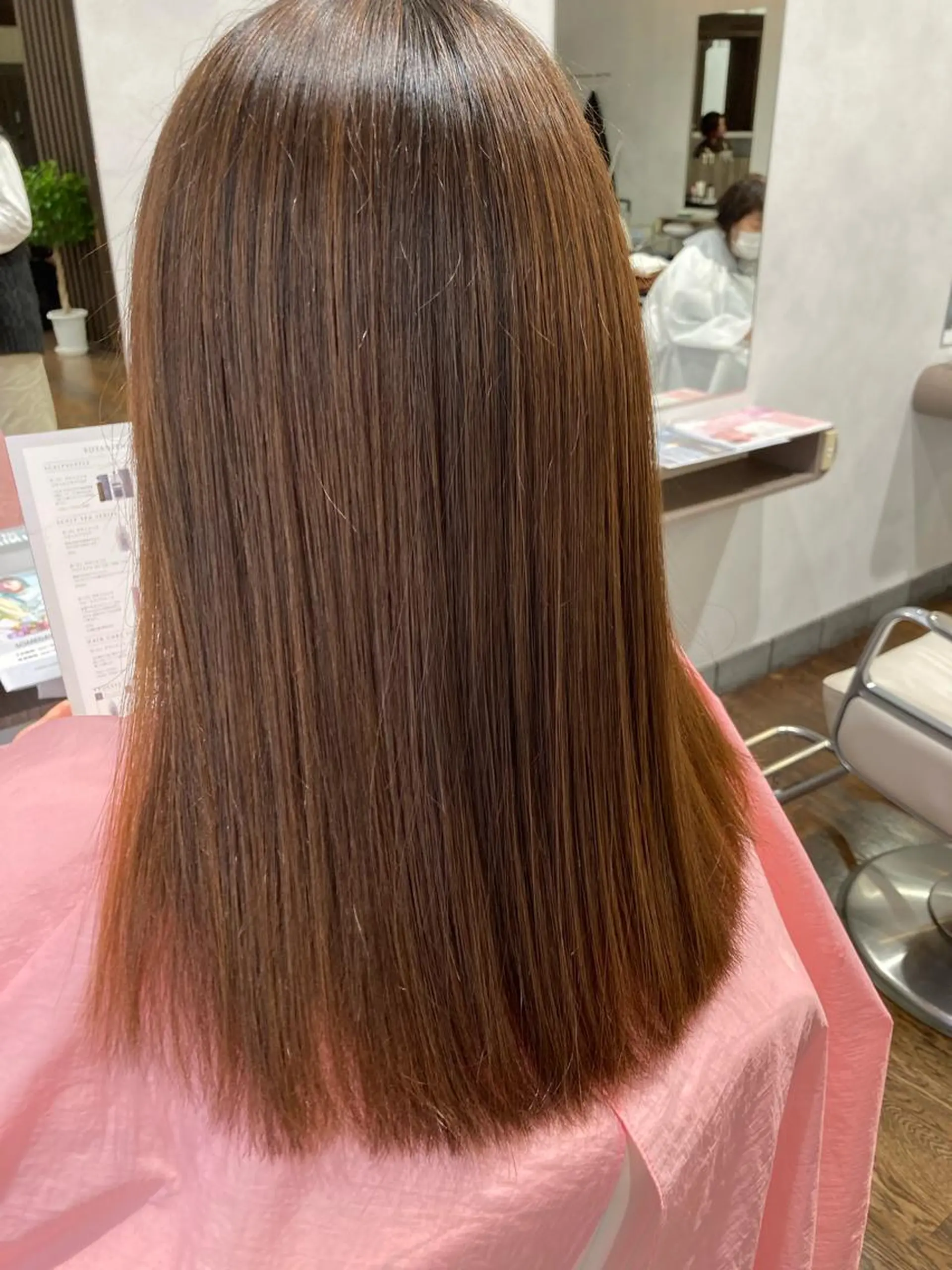 ロング 髪質改善 縮毛矯正 加藤 泰地のヘアスタイル