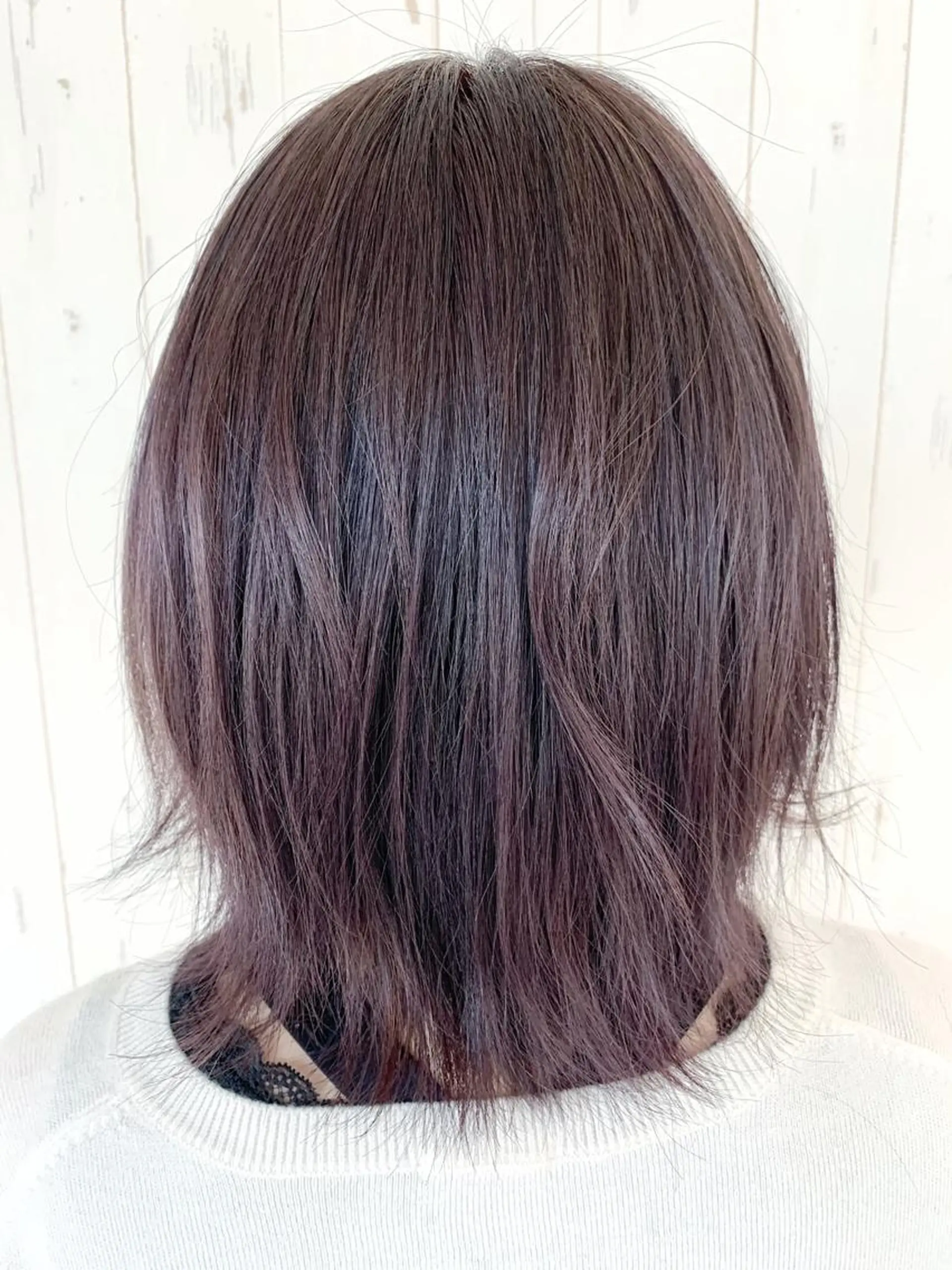 ミディアム アッシュ 髪質改善/ハイライト 小林秀樹のヘアスタイル