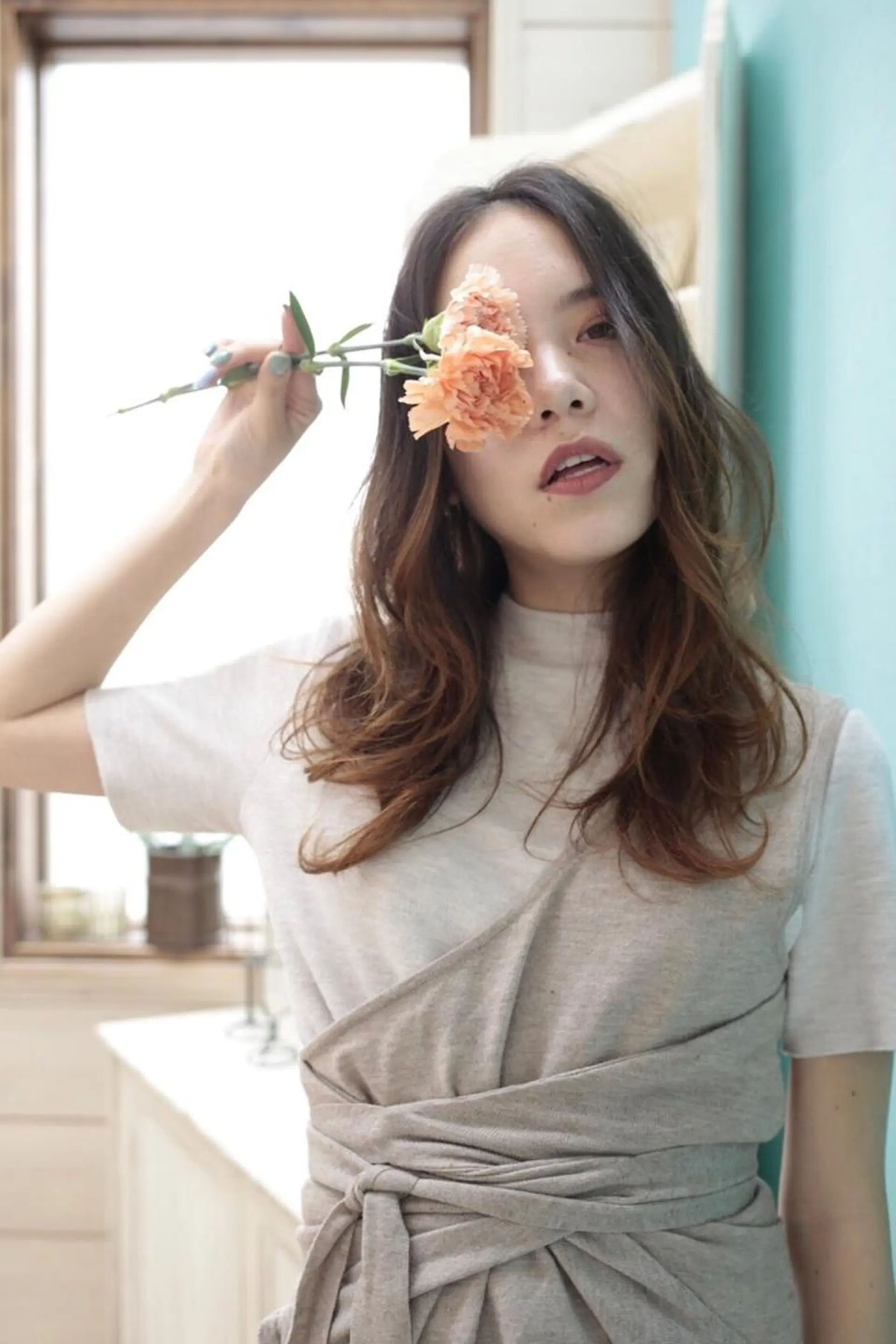 ミディアム 宮内 真乃のヘアスタイル