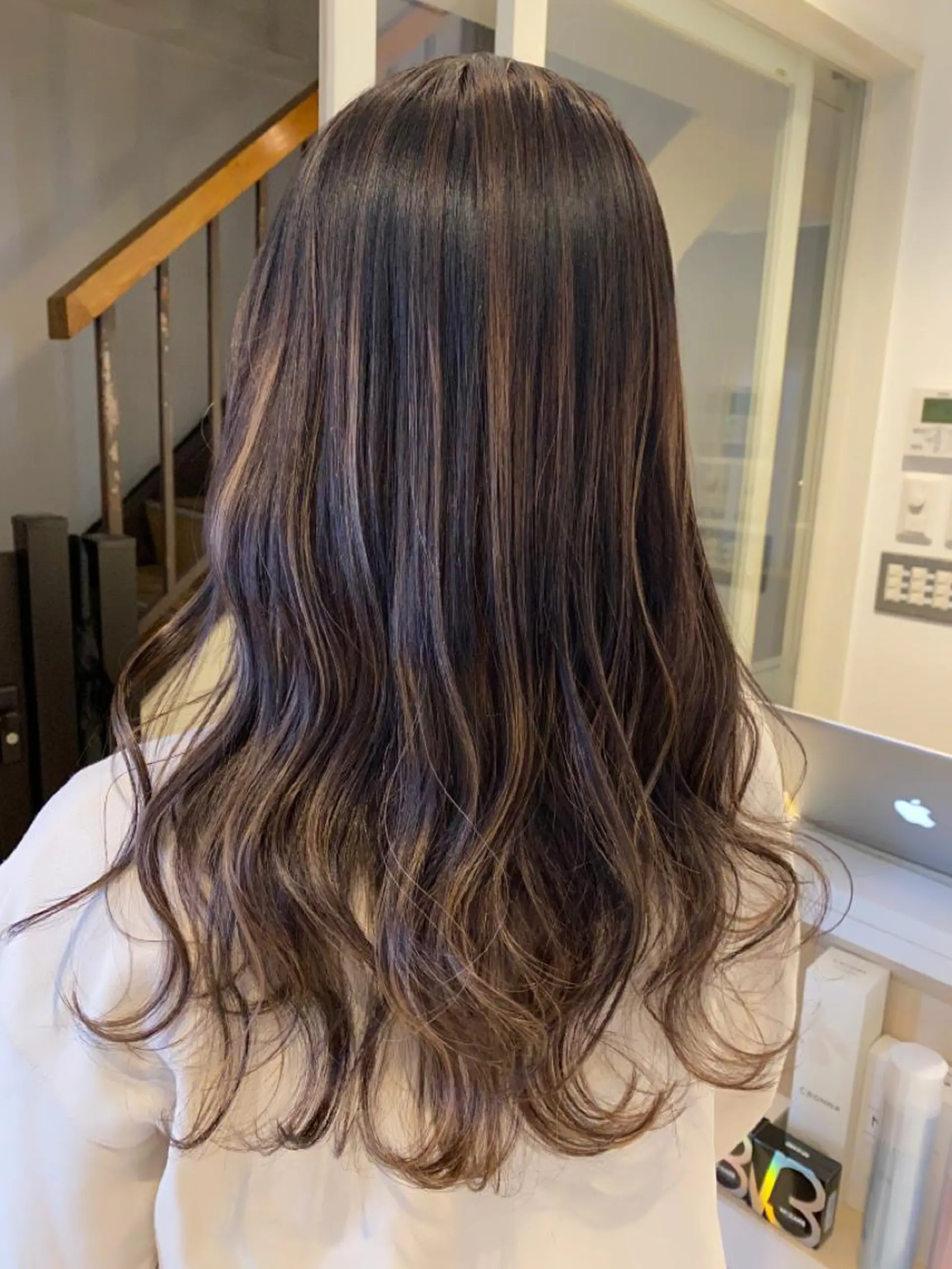 ロング カラー 🌈評価No.1🌈 艶髪カラー❌エクステのヘアスタイル