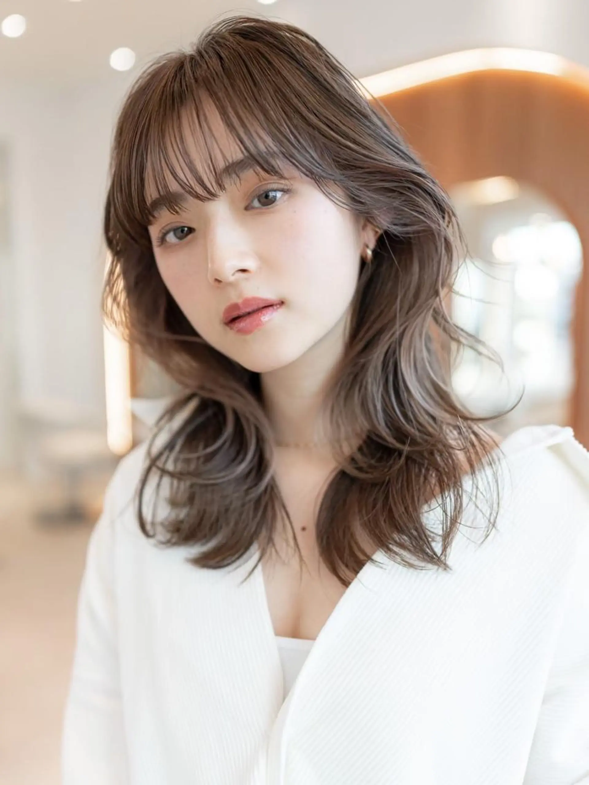 ミディアム カラー ✨髪質改善 縮毛矯正 艶髪 立川 コウキ✨のヘアスタイル