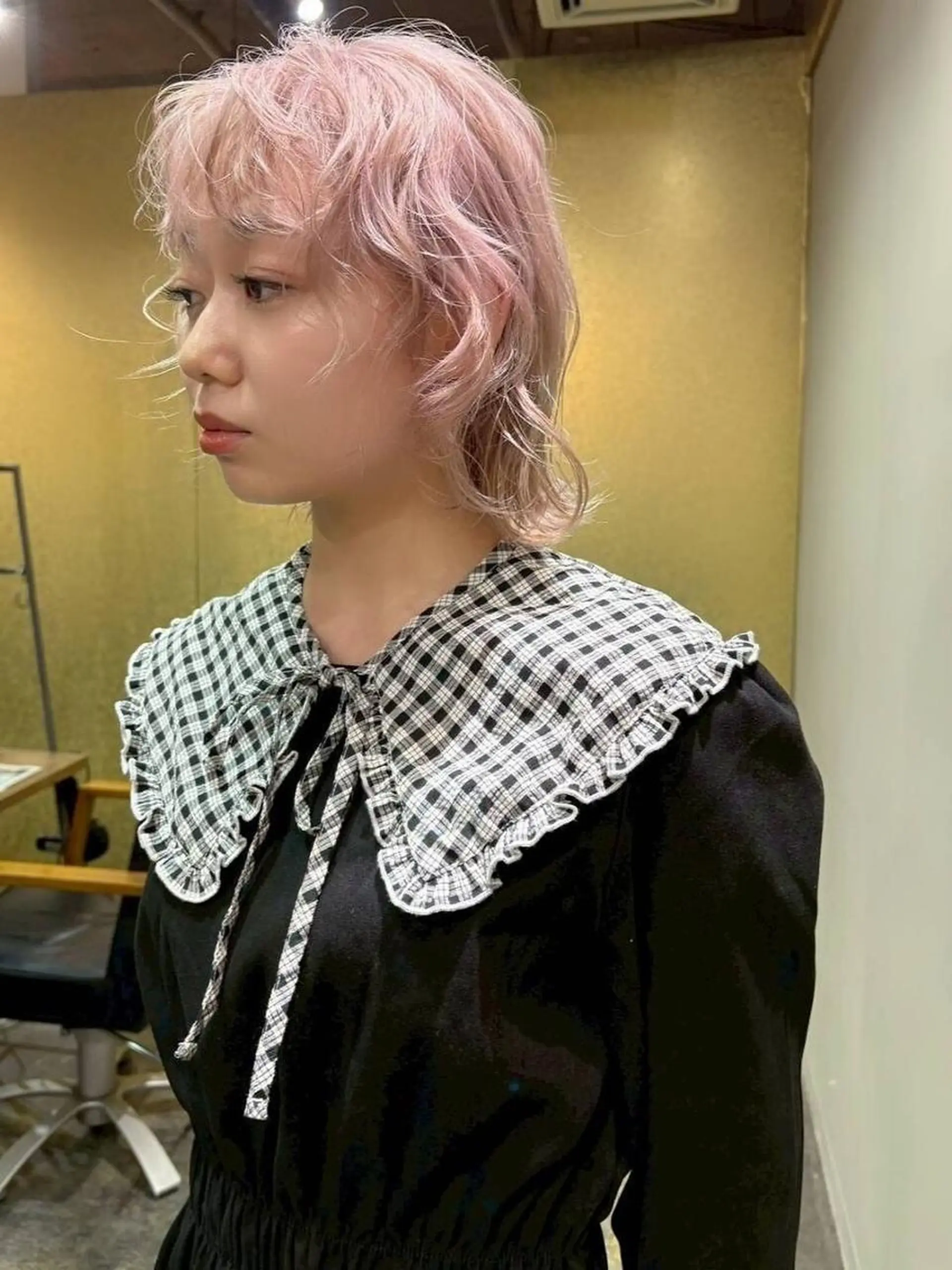 カラー 海外レイヤー/ ブロンドKazuhaのヘアスタイル