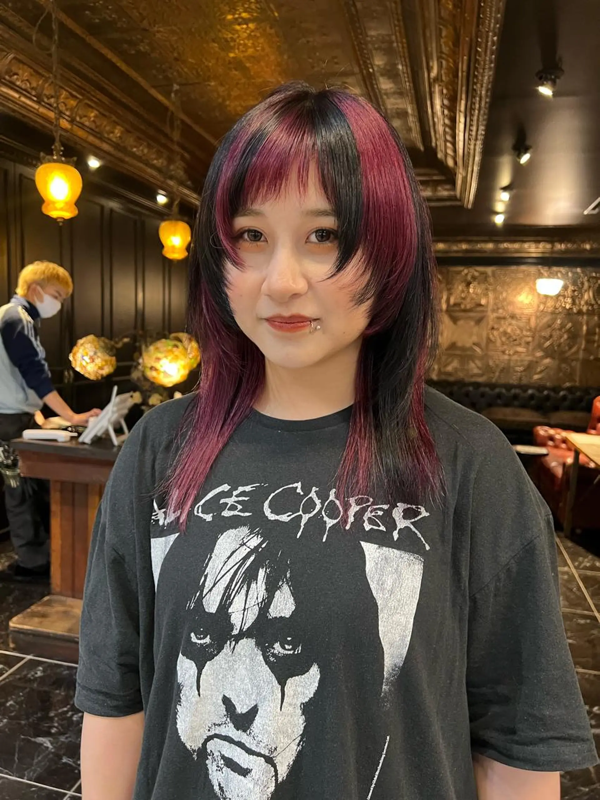 セミロング カラー カット ヘアカラー haco＋所属・圧倒的デザイン力 店長🎨RENAのヘアスタイル