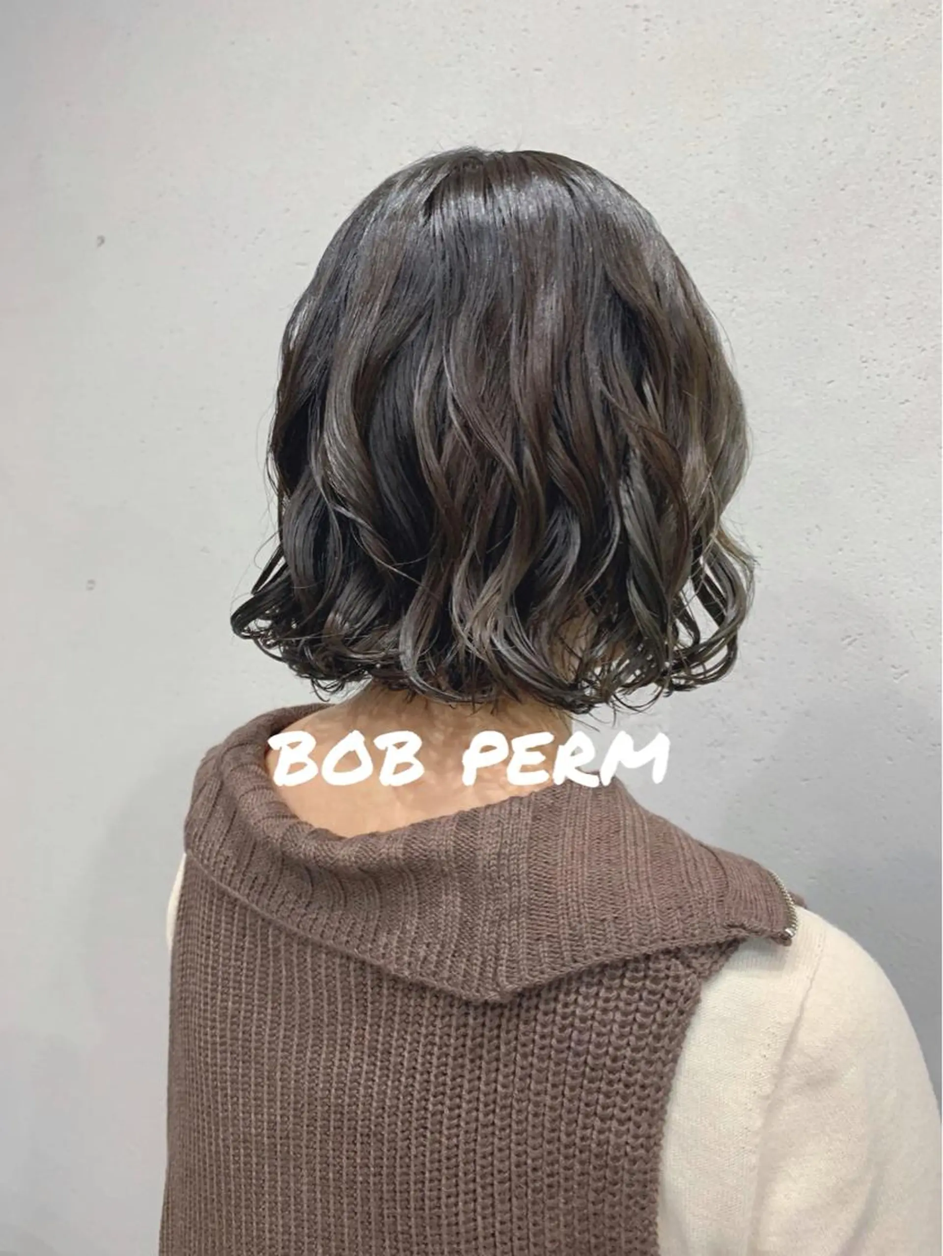 パーマ ボブパーマコテ巻き風 パーマNo1深江秀平のヘアスタイル