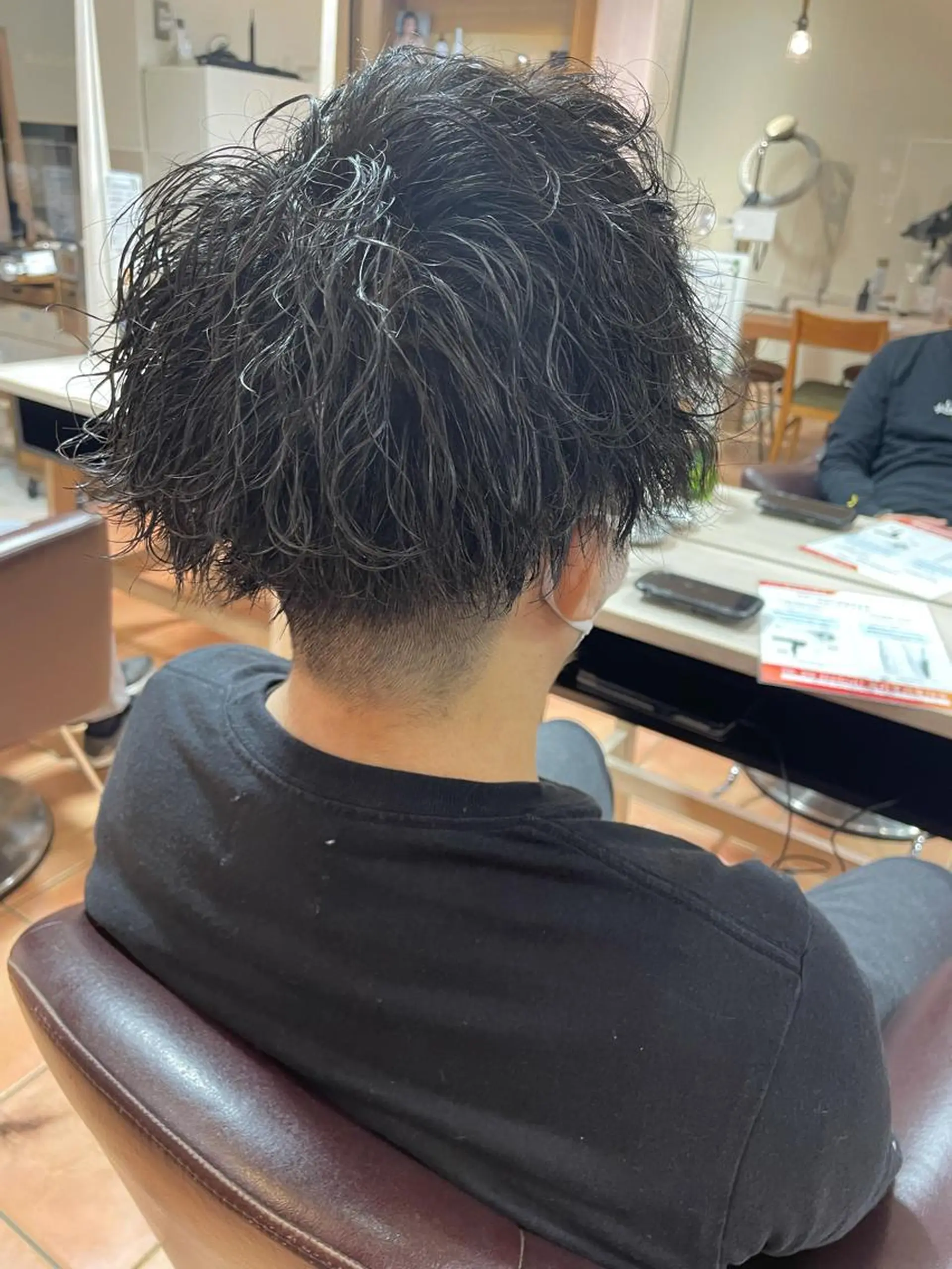 ミディアム パーマ メンズ 辻堂メンズ特化 YU-YAのヘアスタイル