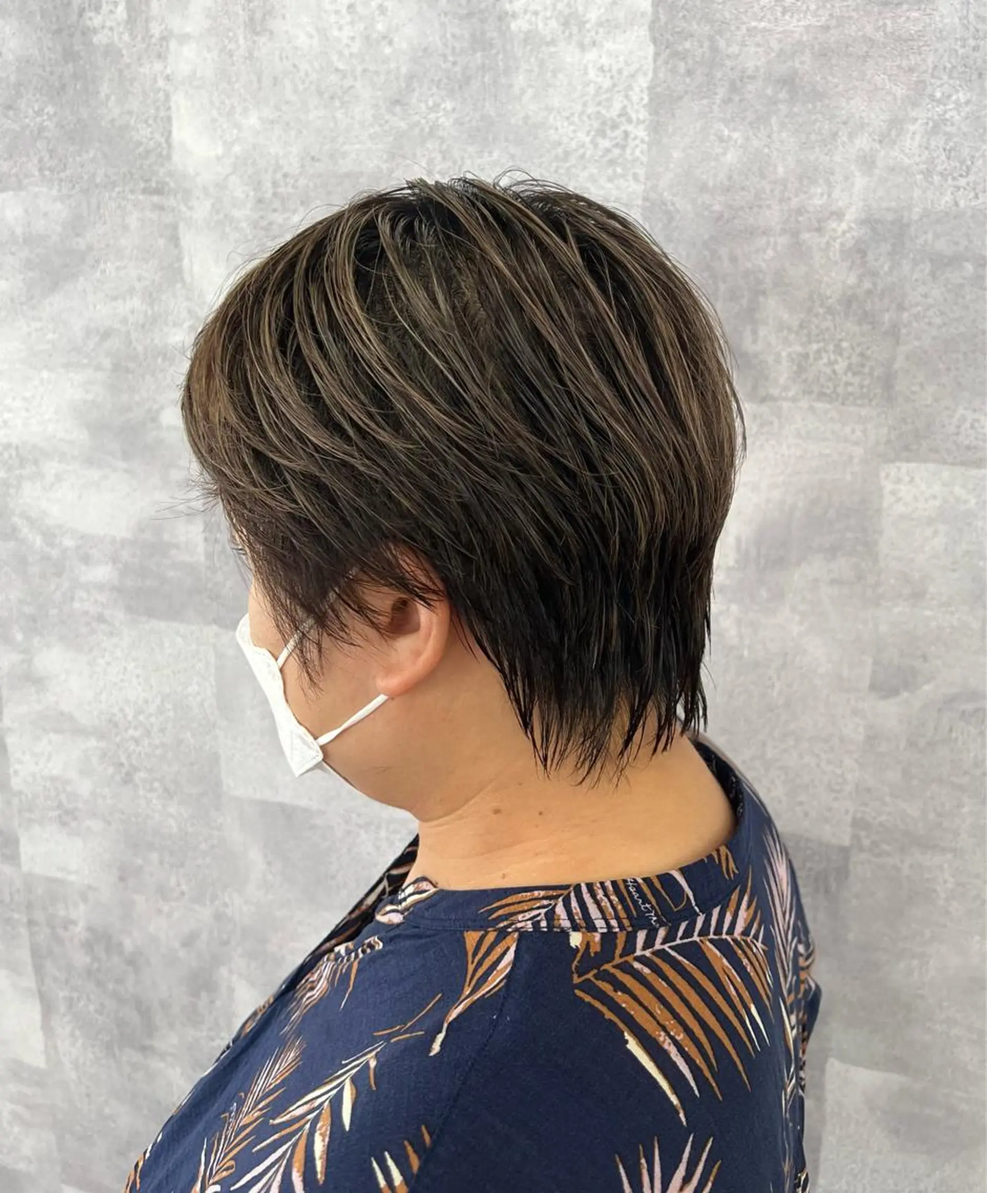 ショート カット ヘアカラー レイヤーカット ✨藤原のヘアスタイル