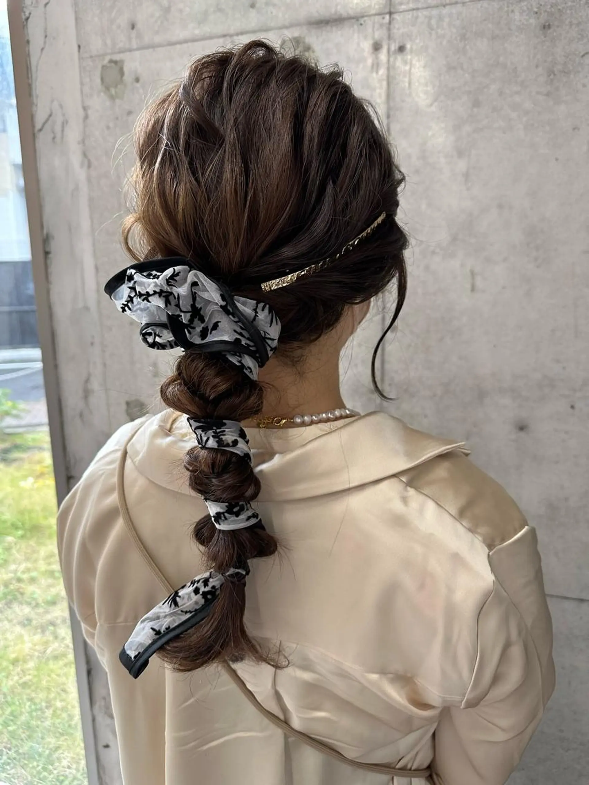 ロング ヘアアレンジ ヘアセット 女性に人気♪ はやしほのかのヘアスタイル