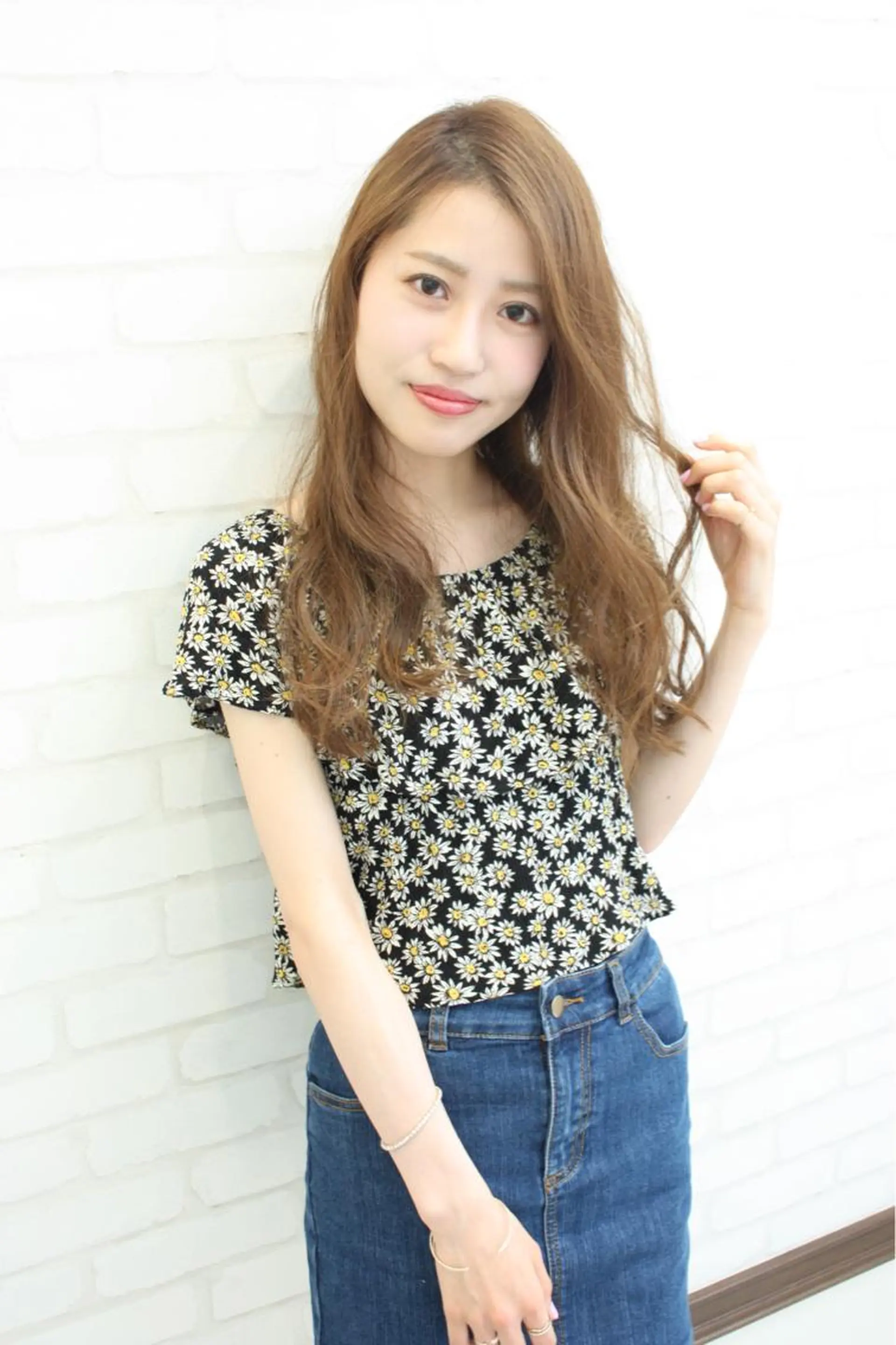 ロング 外国人風カラー カット ヘアカラー 本間 隼人のヘアスタイル