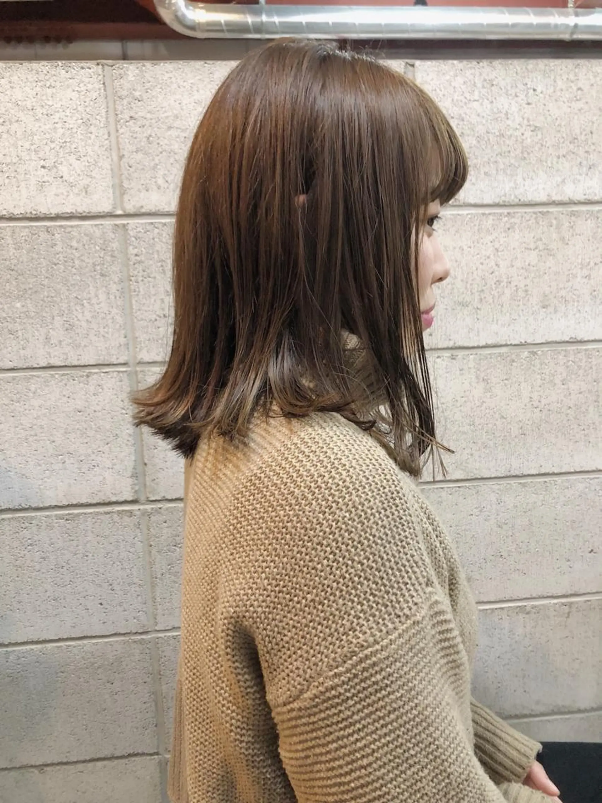 ミディアム カラー ノグチ ユウキ/ボブのヘアスタイル