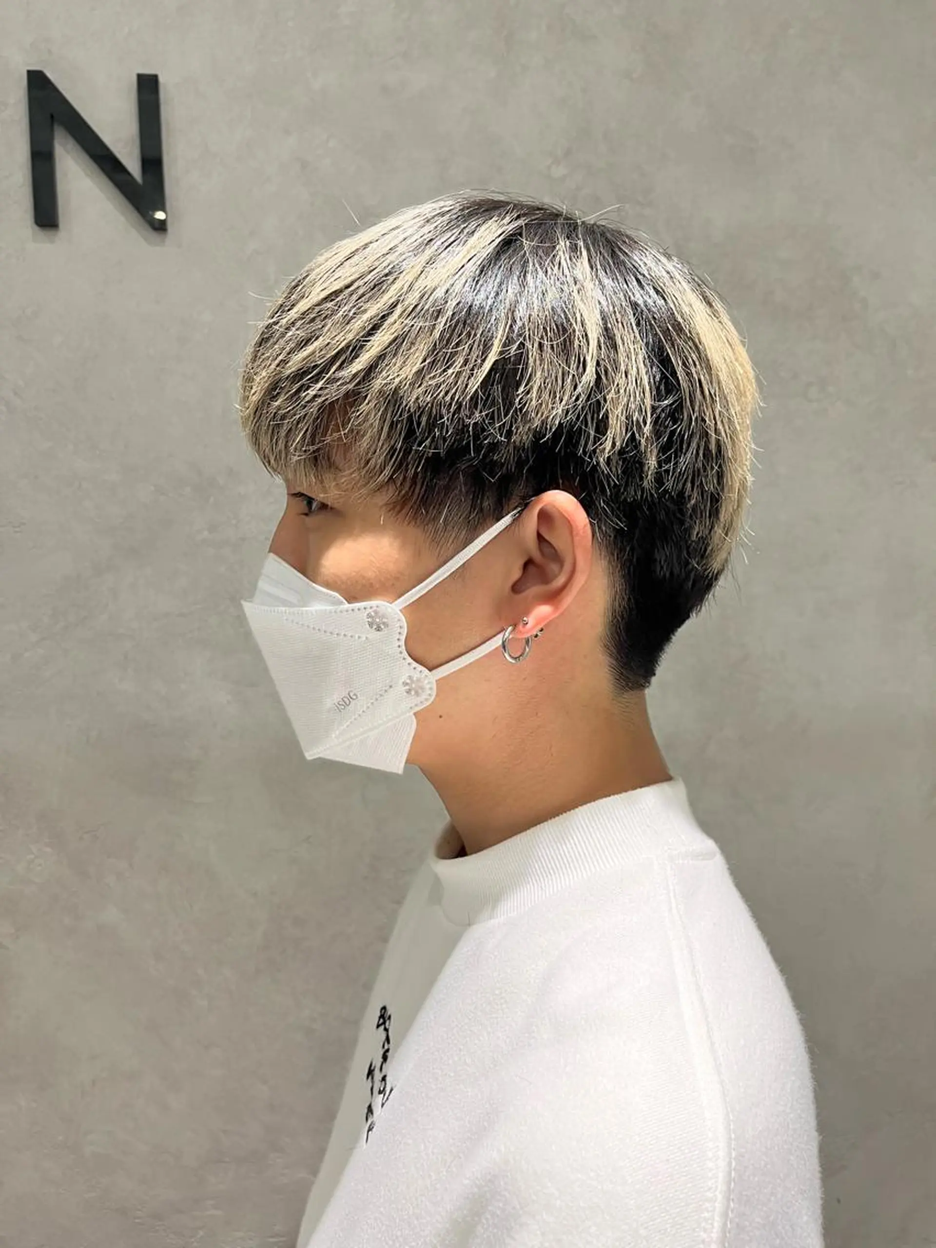 メンズ 髪質改善/縮毛矯正 艶カラー/珠聡のヘアスタイル