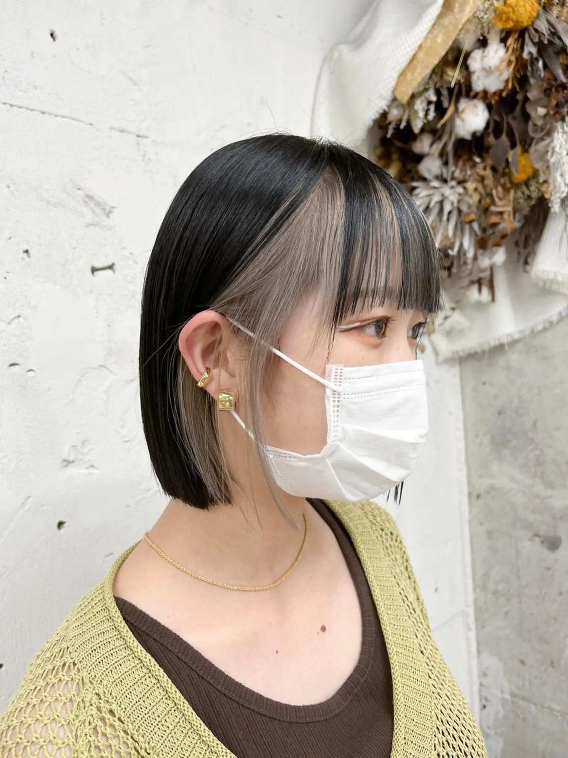 ショート カラー Noele hair atelier(ノエルヘアアトリエ)所属・北上ゆい/個性派/ ナチュラルアレンジのヘアスタイル