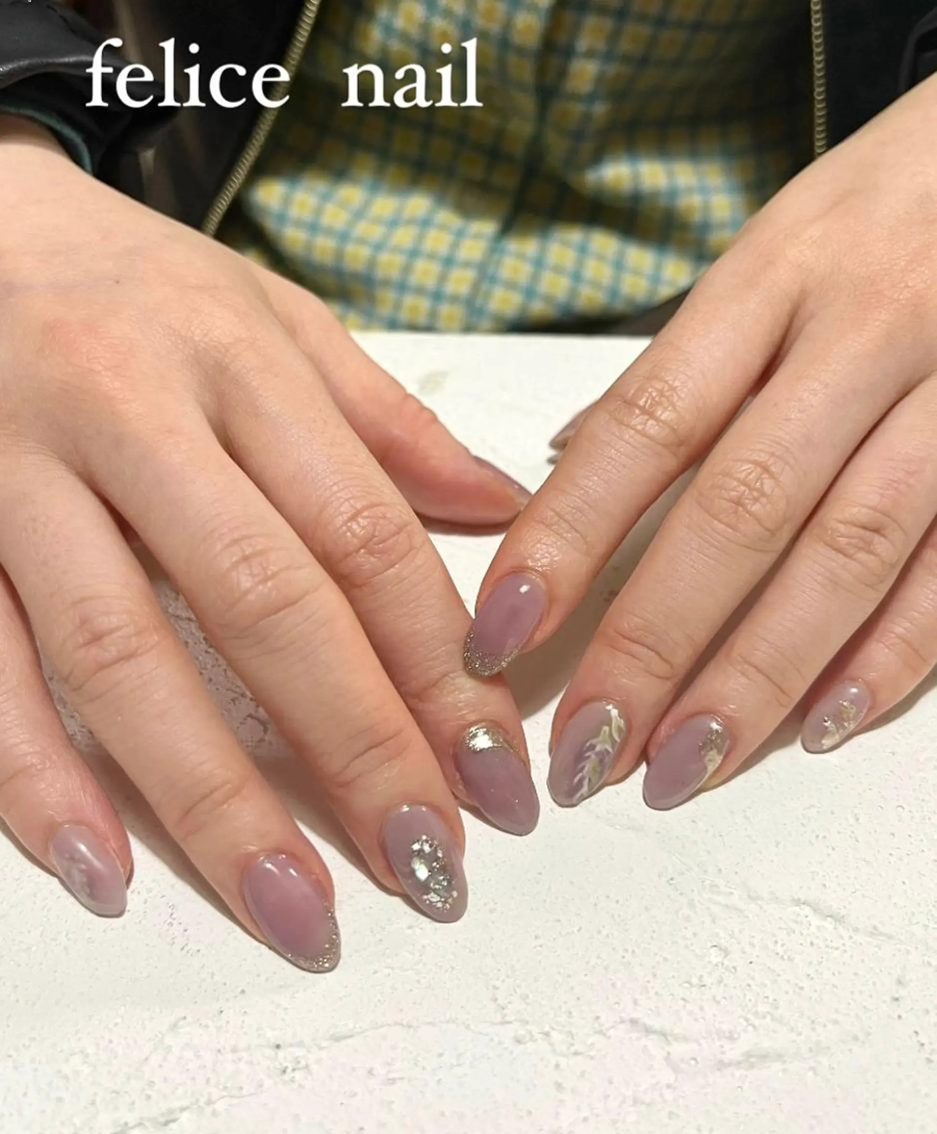 ネイル ジェルネイル ニュアンスネイル オフィスネイル パラジェル felice nailのネイルデザイン