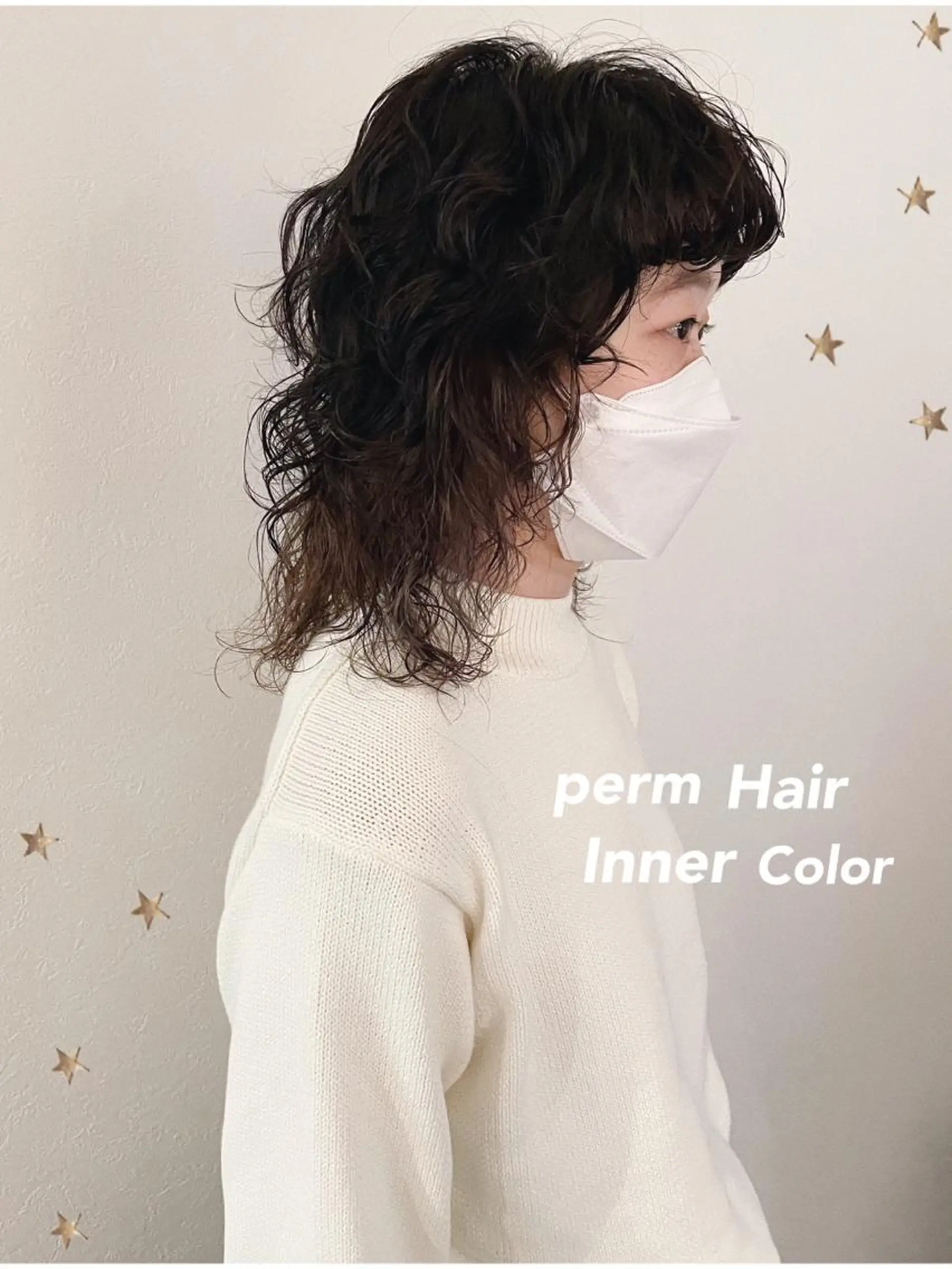 ミディアム カラー パーマ カット ヘアカラー パーマ salon AKIRA所属・市川 千夏のヘアスタイル