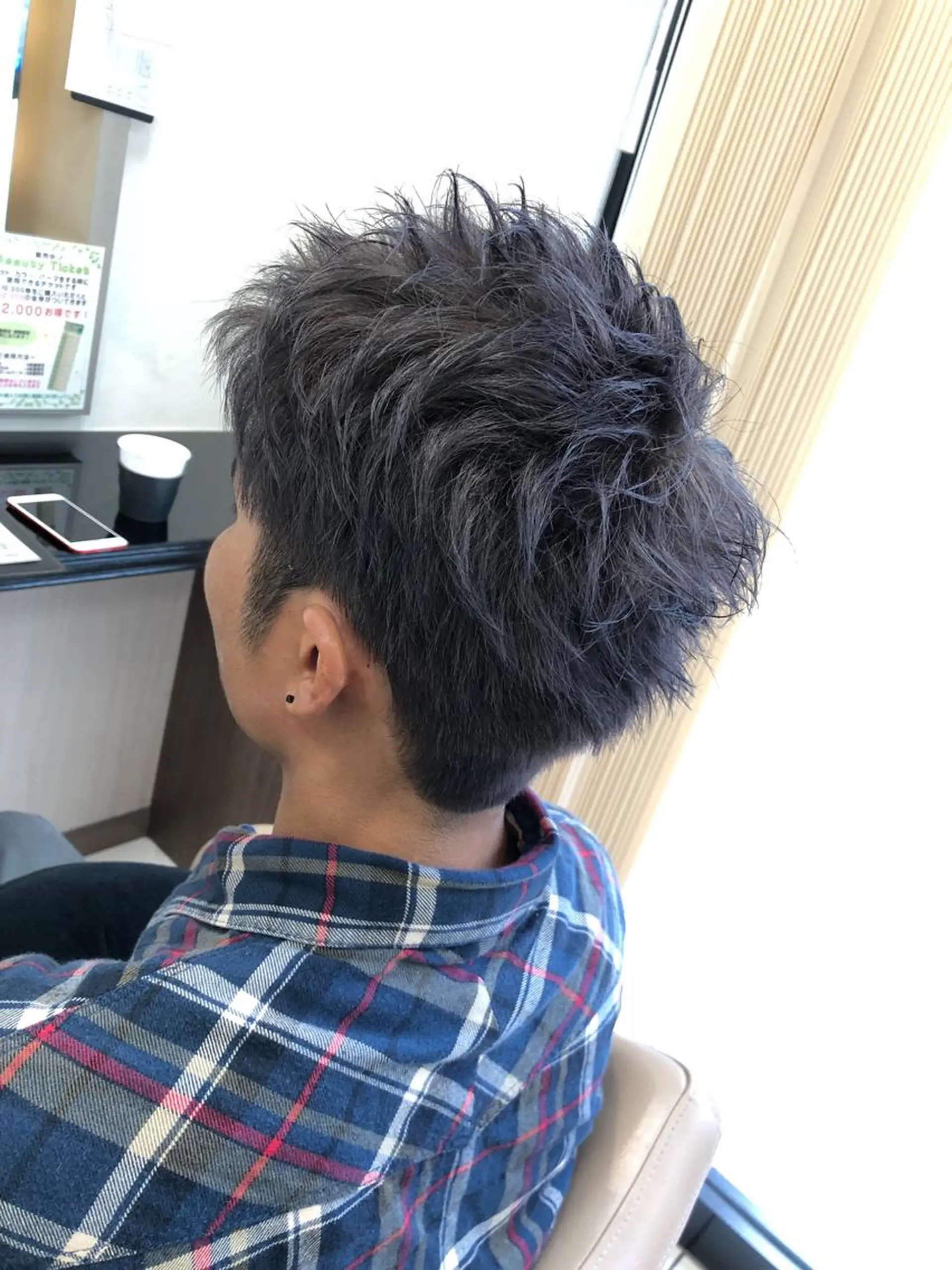 カラー メンズ メンズブリーチ ブリーチ イルミナカラー 船戸 靖子のヘアスタイル