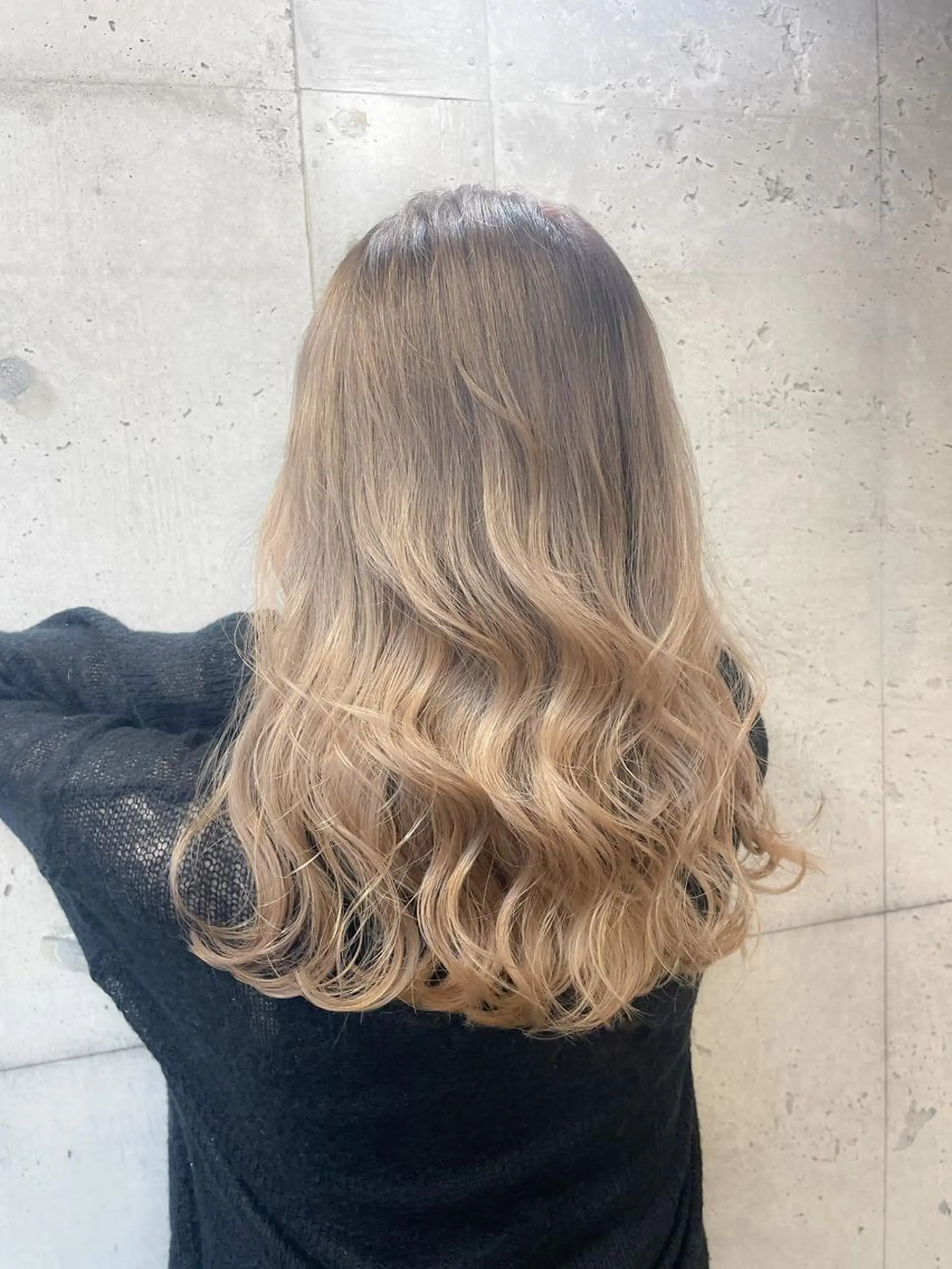 ロング カラー カット ヘアカラー トリートメント youres hair 髪質改善トリートメント&ヘッドスパ  新宿三丁目店【ユアーズヘア】所属・🦋透明感カラー 👑NODOKA🦋のヘアスタイル