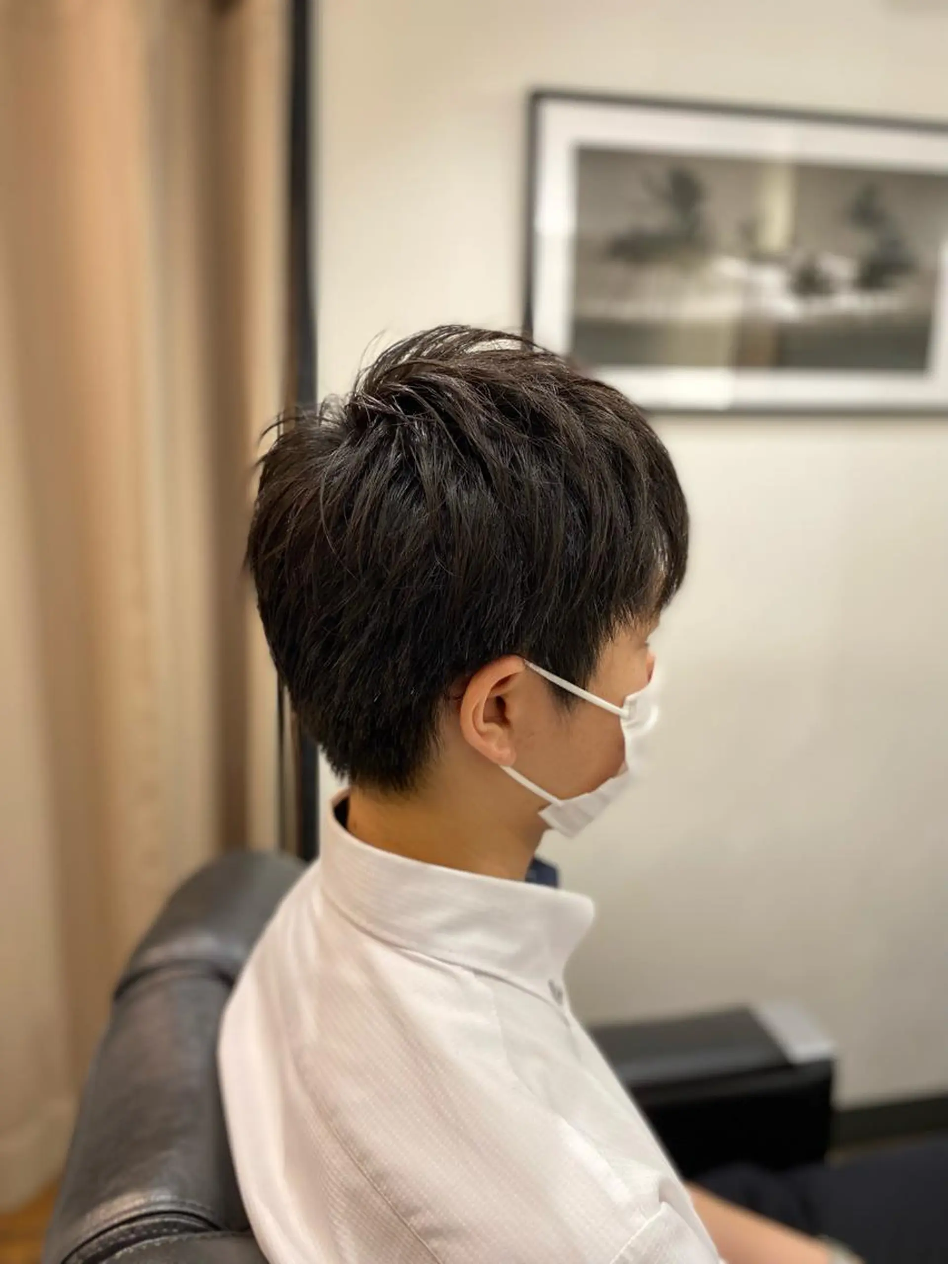 ミディアム LAVIE NEW STANDARD BARBER　浜松町本店所属・NAKAMURA YUKAのヘアスタイル