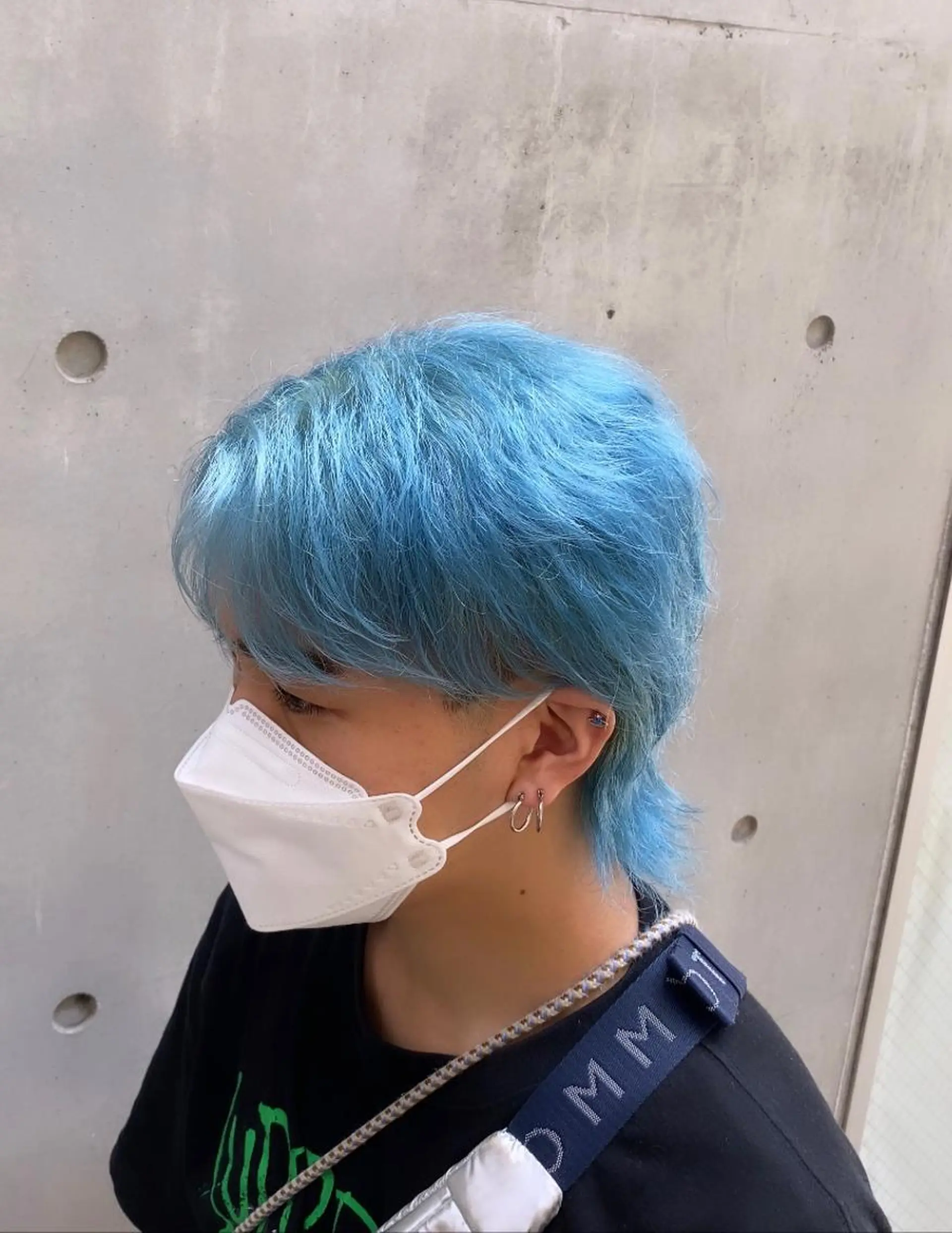 メンズ 透明感ブリーチ/ メンズパーマのヘアスタイル