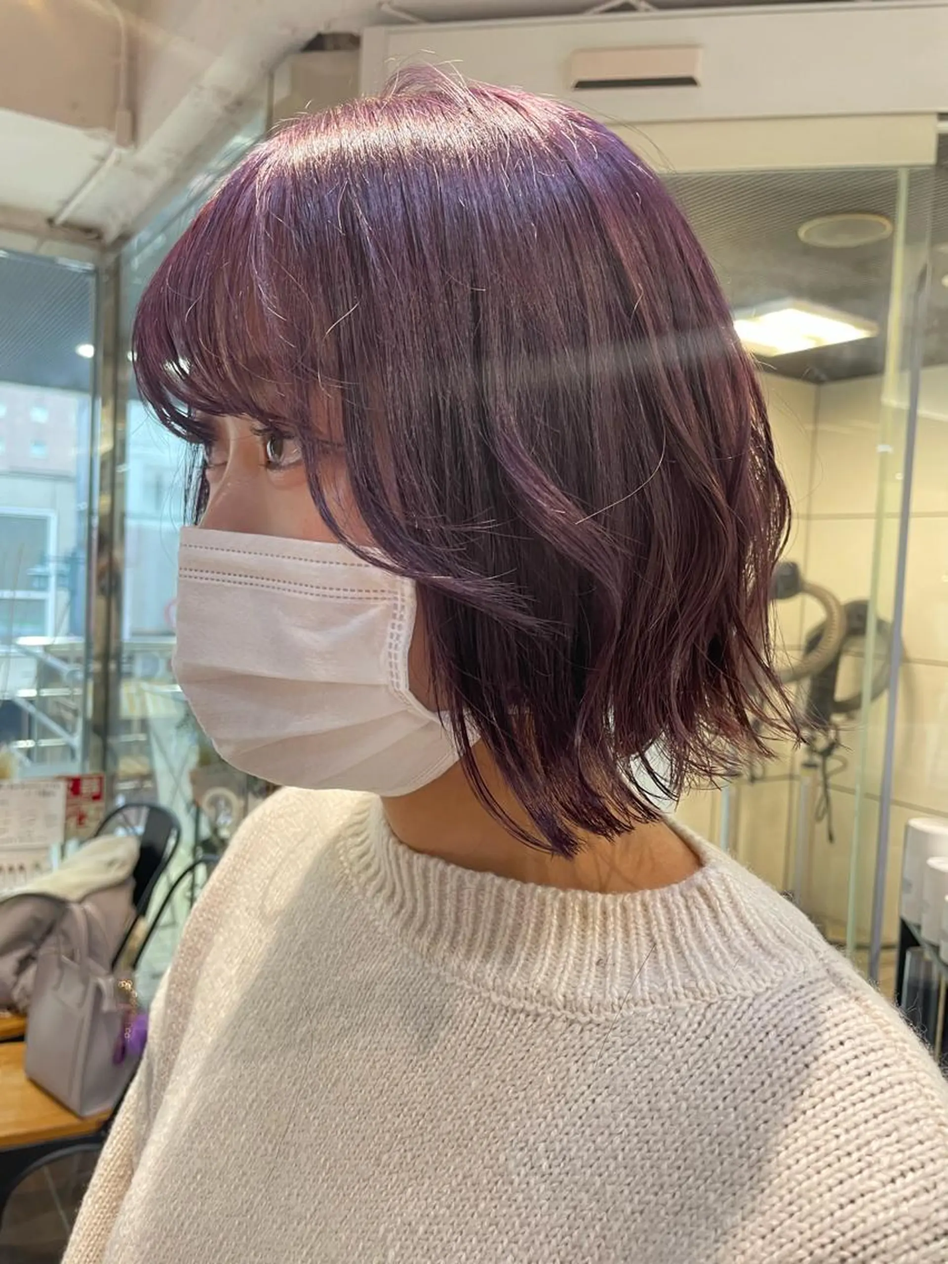 ショート カラー ボブ カット 韓国ヘア🦋 MIYUのヘアスタイル