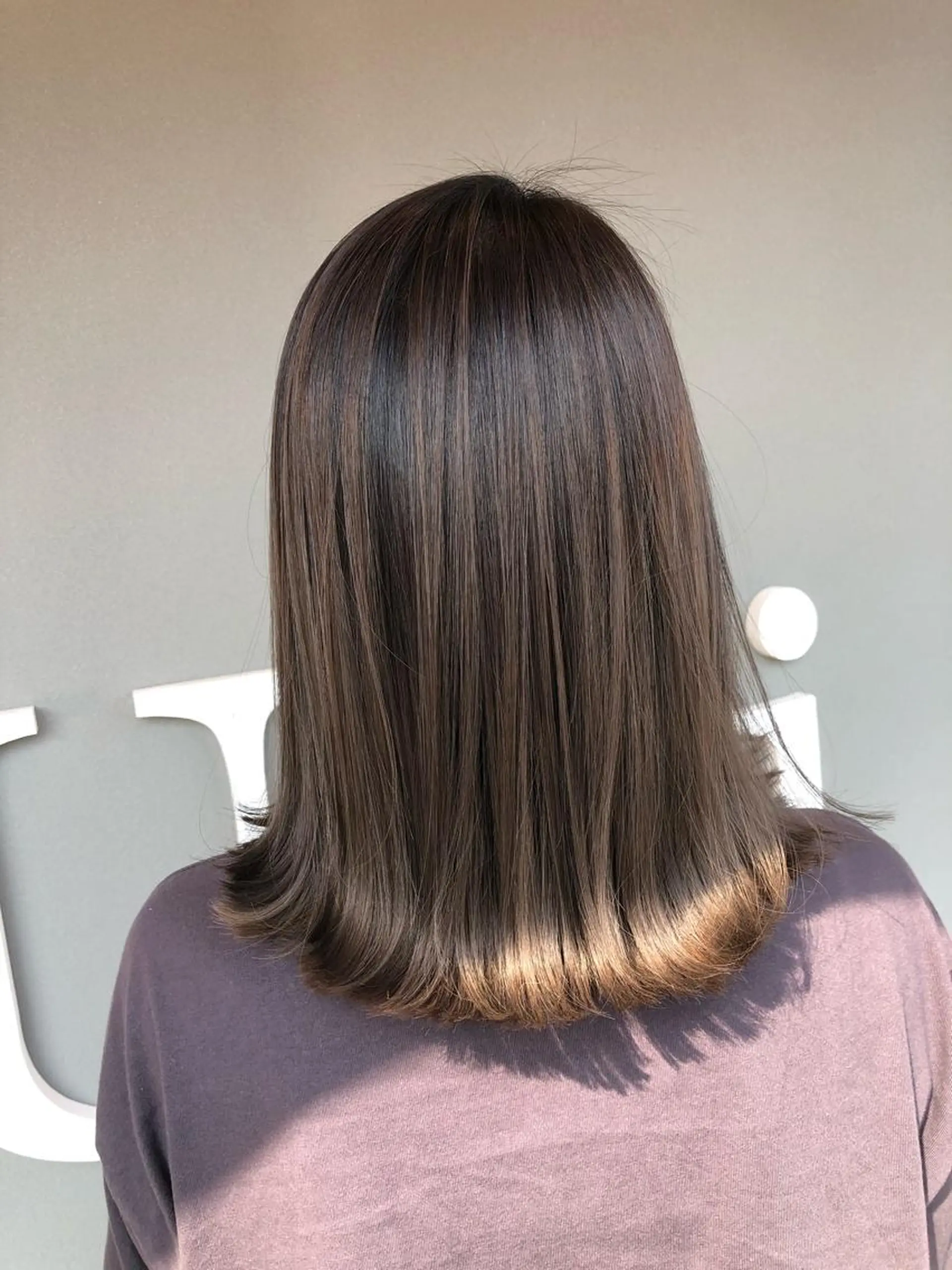 ミディアム カラー ヘアアレンジ ヘアカラー トリートメント U&i所属・大塚 貴之のヘアスタイル