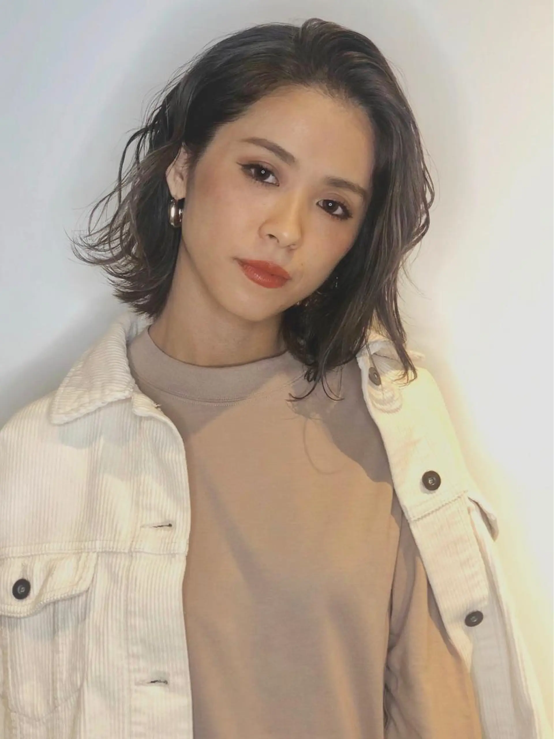 ショート カラー 柳下 涼のヘアスタイル