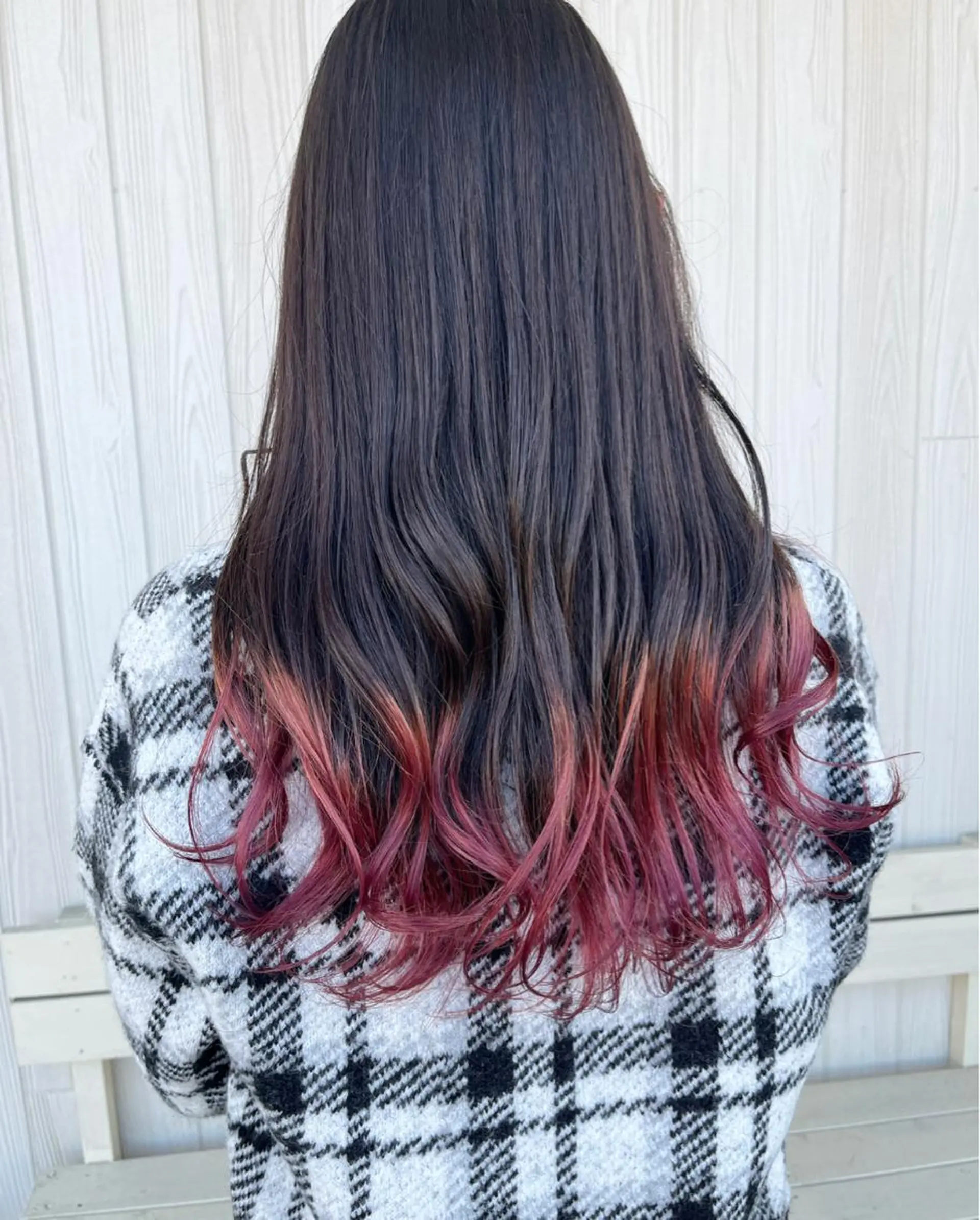 ロング カラー グラデーションカラー ピンクカラー Toy stage所属・Toy  stage 大内のヘアスタイル