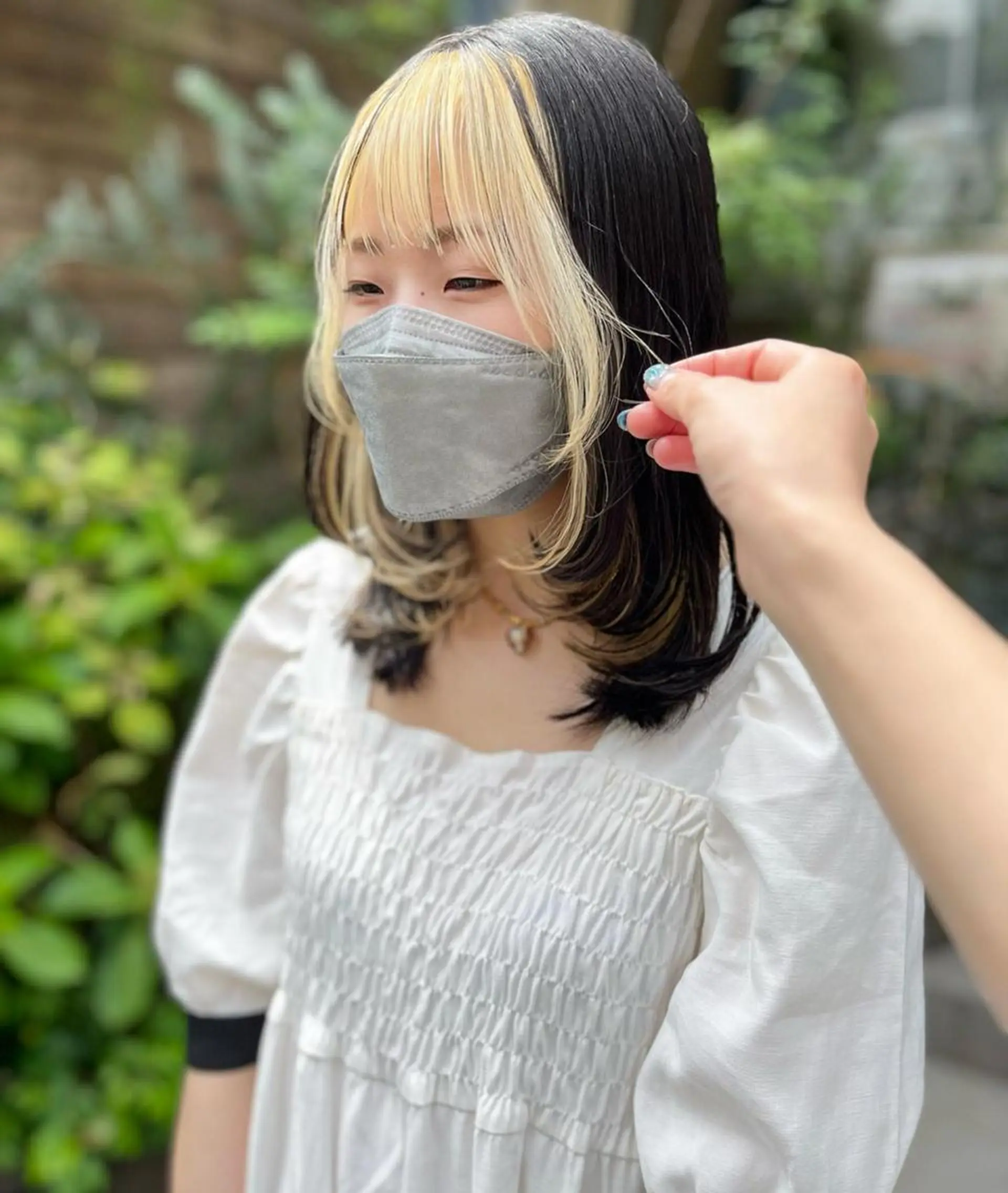 ロング くせ毛 顔まわりレイヤー 髪質改善 レイヤーカット ロング 韓国/髪質改善💘 櫻井かれんのヘアスタイル