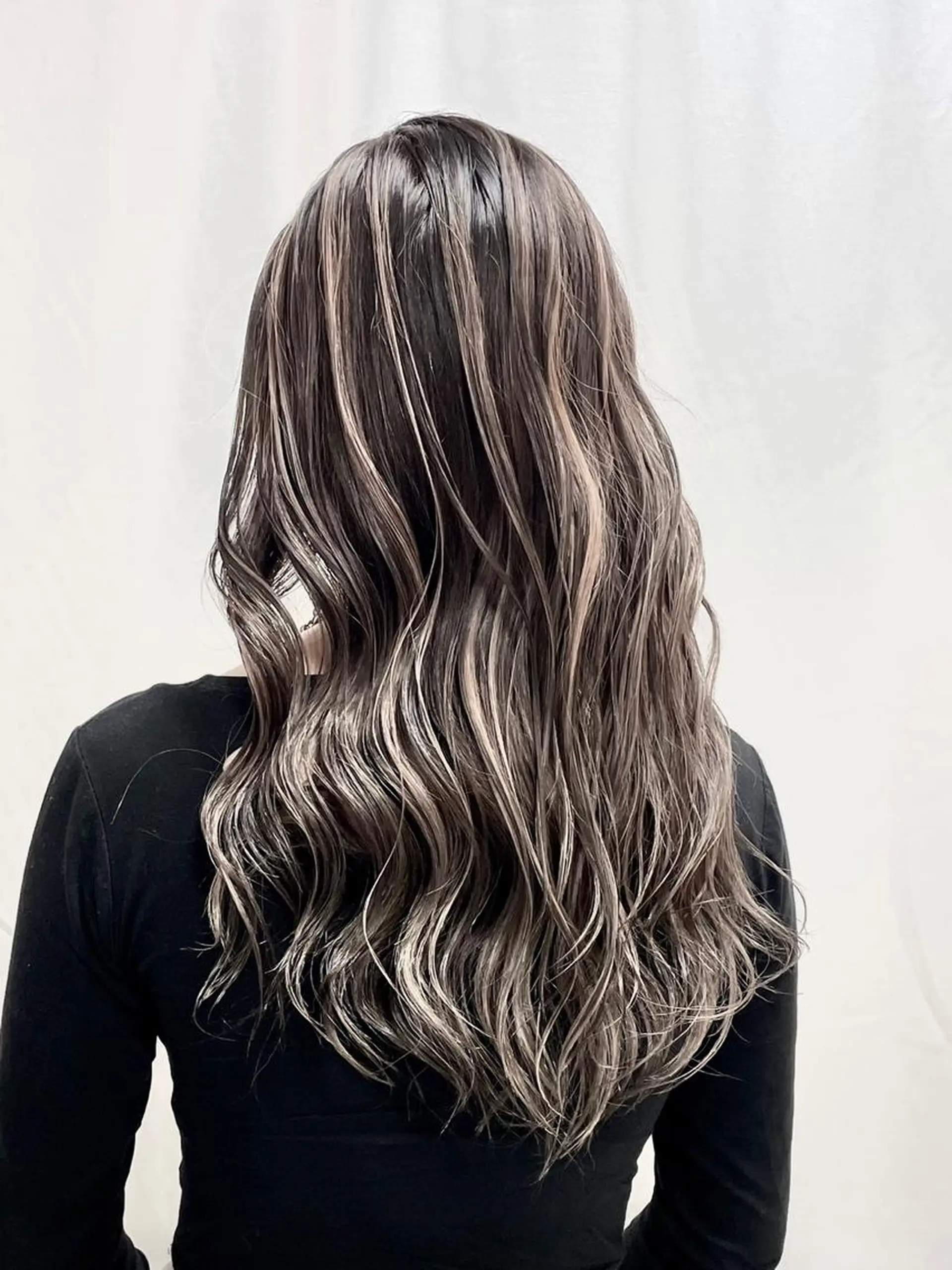 セミロング カラー カット ヘアカラー トリートメント 縮毛/レイヤー 韓国/橋口のヘアスタイル