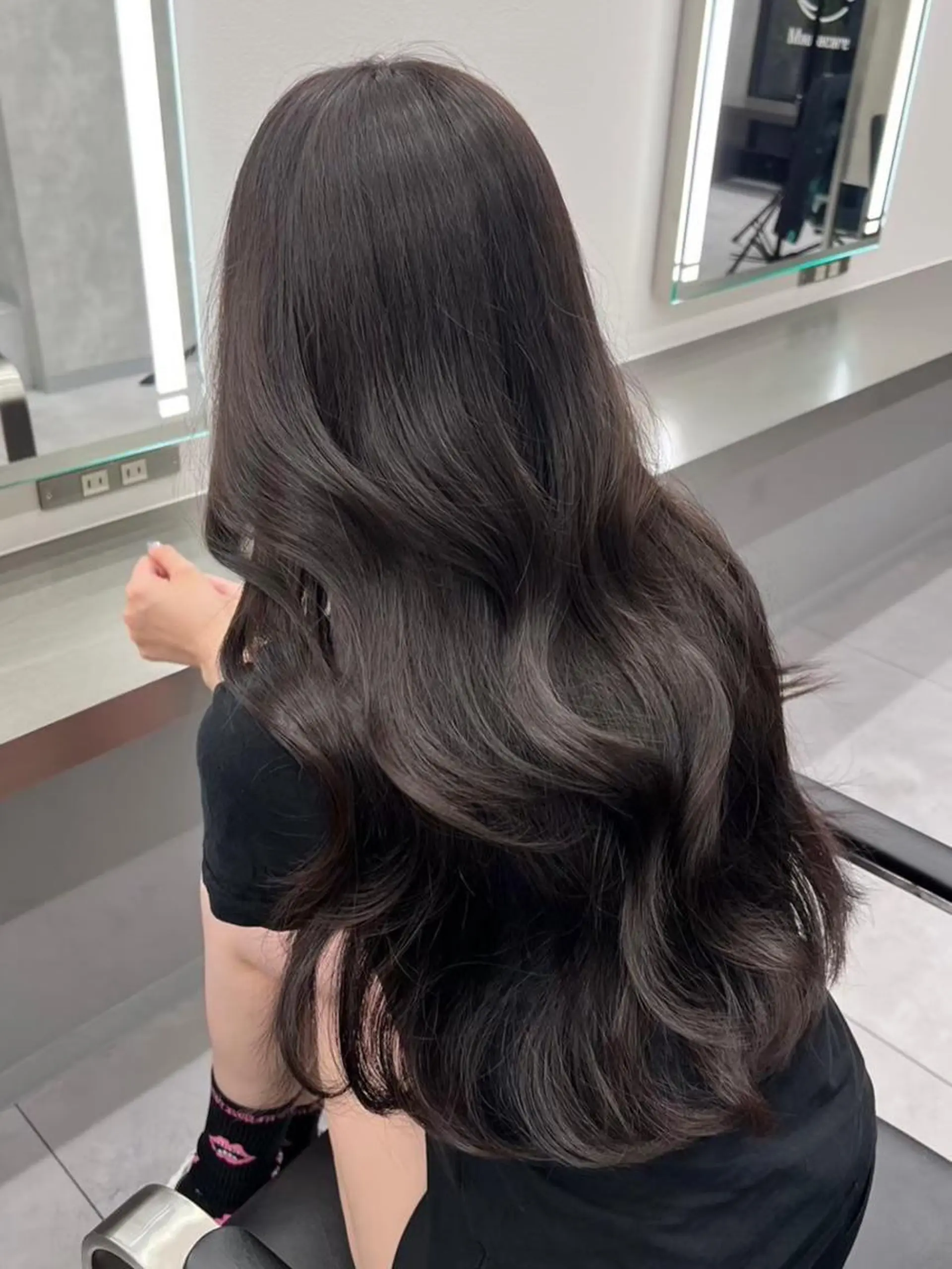 ロング カラー ブリーチ ケアブリーチ ダブルカラー 顔周りカット 韓国風ヘア 🖤KOKOHA ／透明感カラー🖤のヘアスタイル