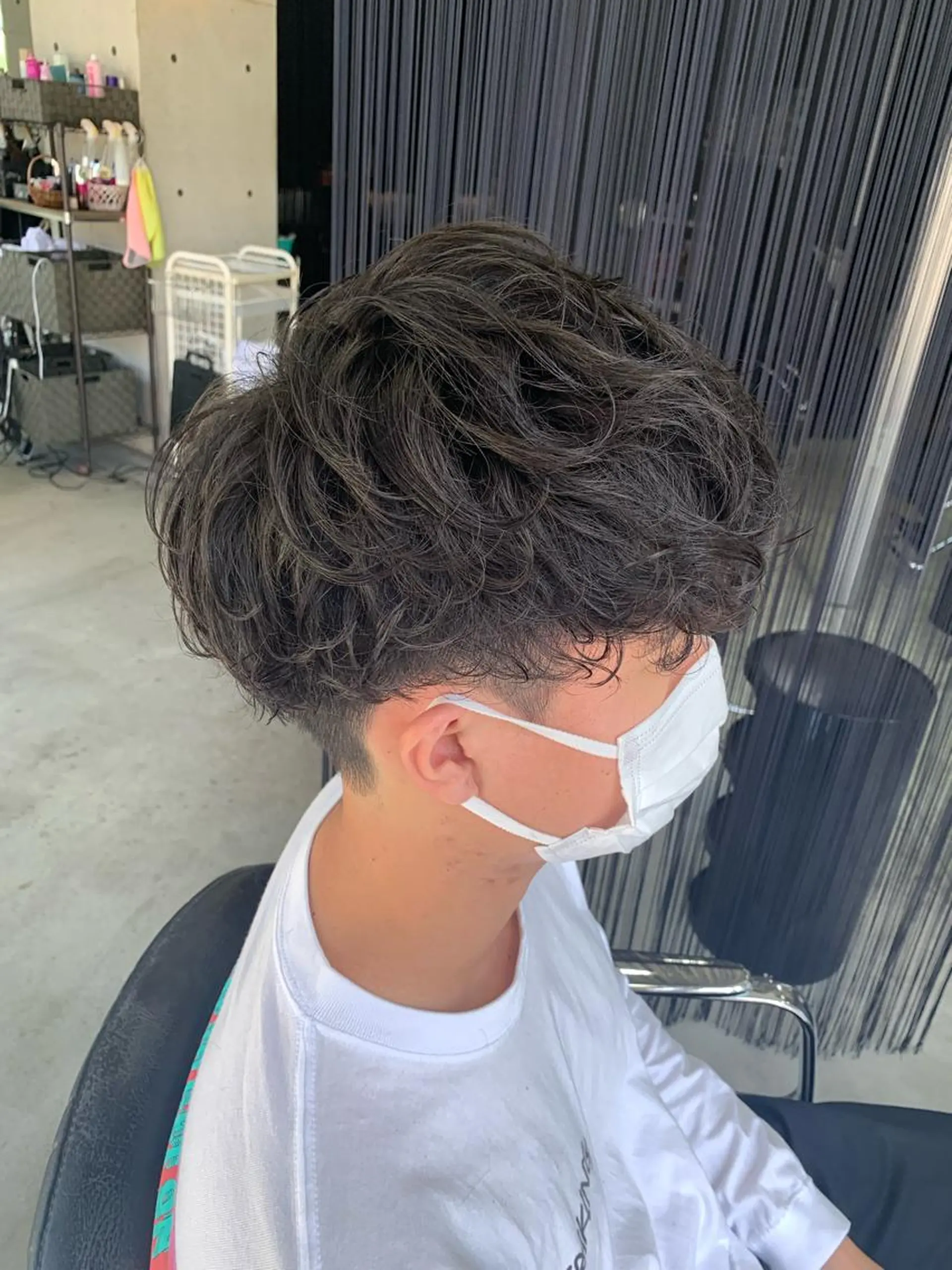 パーマ メンズ カット パーマ __ みずきのヘアスタイル