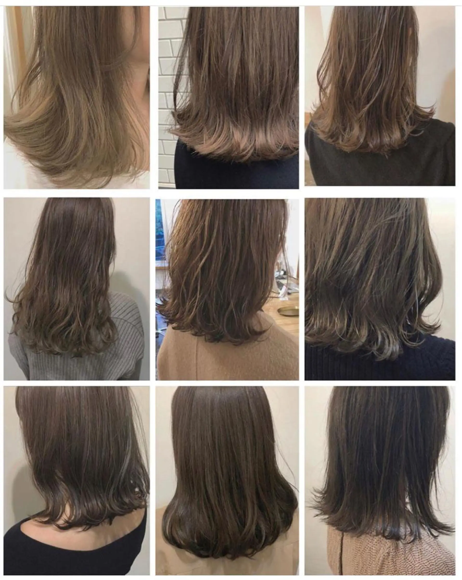 ミディアム カラー ベージュカラー ヘアカラー トリートメント GO TODAY シェアサロン 原宿本店所属・ボブ/レイヤー/ パーマ/淀川 純のヘアスタイル