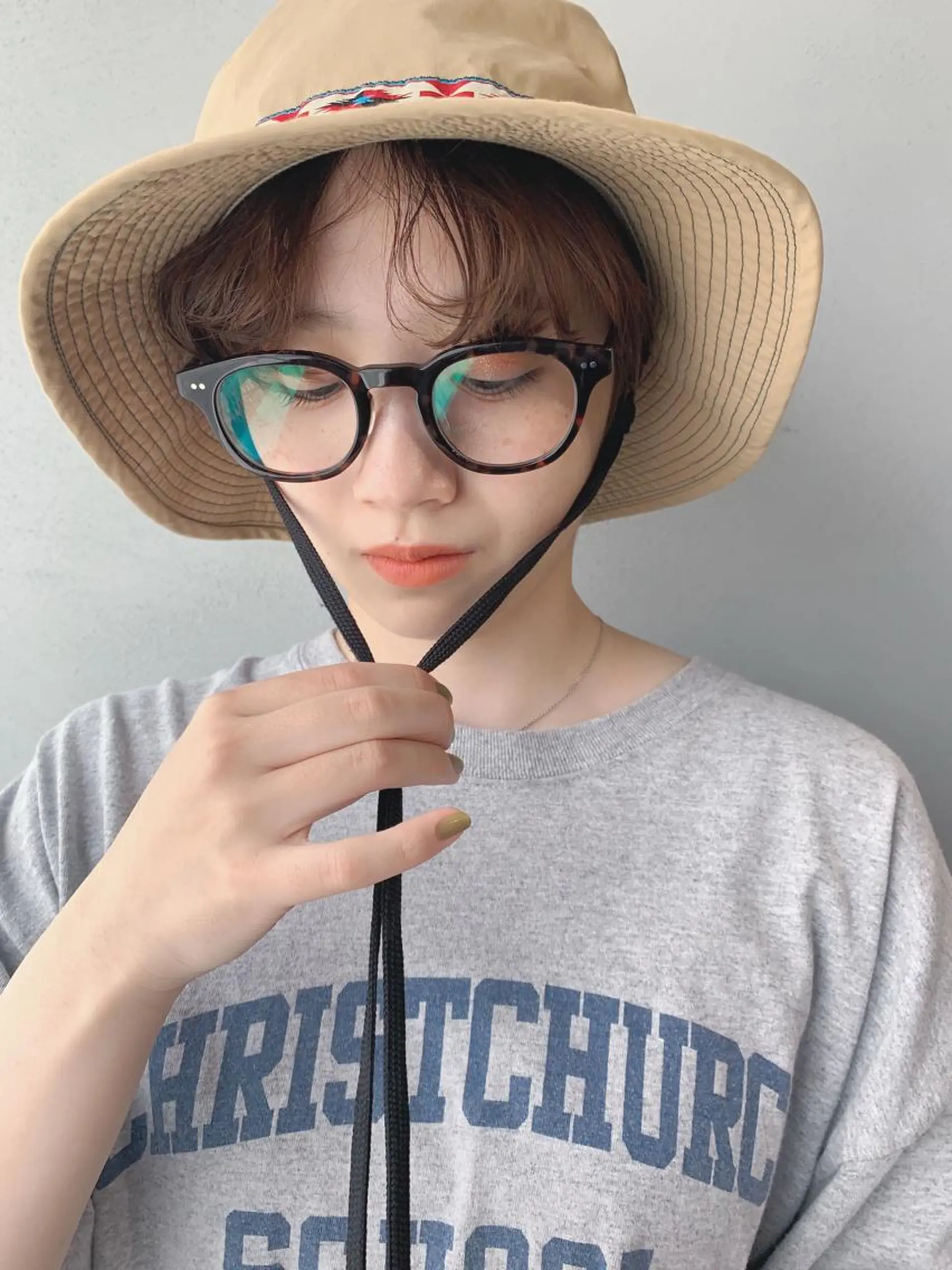 ショート カラー ボブパーマコテ巻き風 パーマNo1深江秀平のヘアスタイル