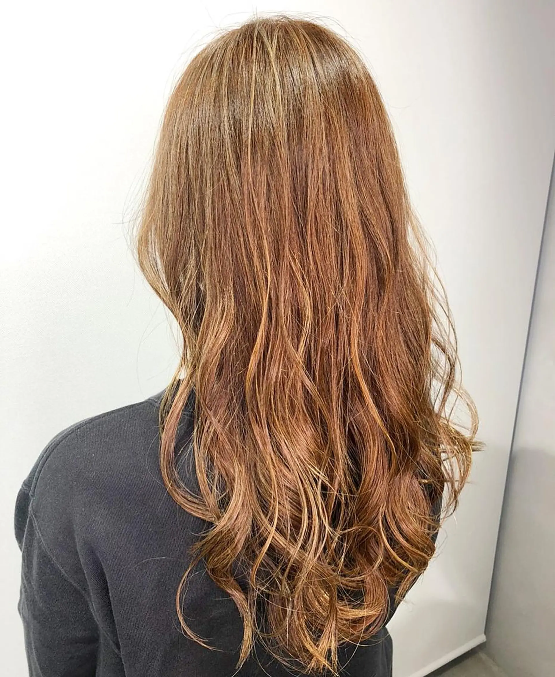 ロング カラー 髪質改善/縮毛矯正 レイヤー/松川匠のヘアスタイル