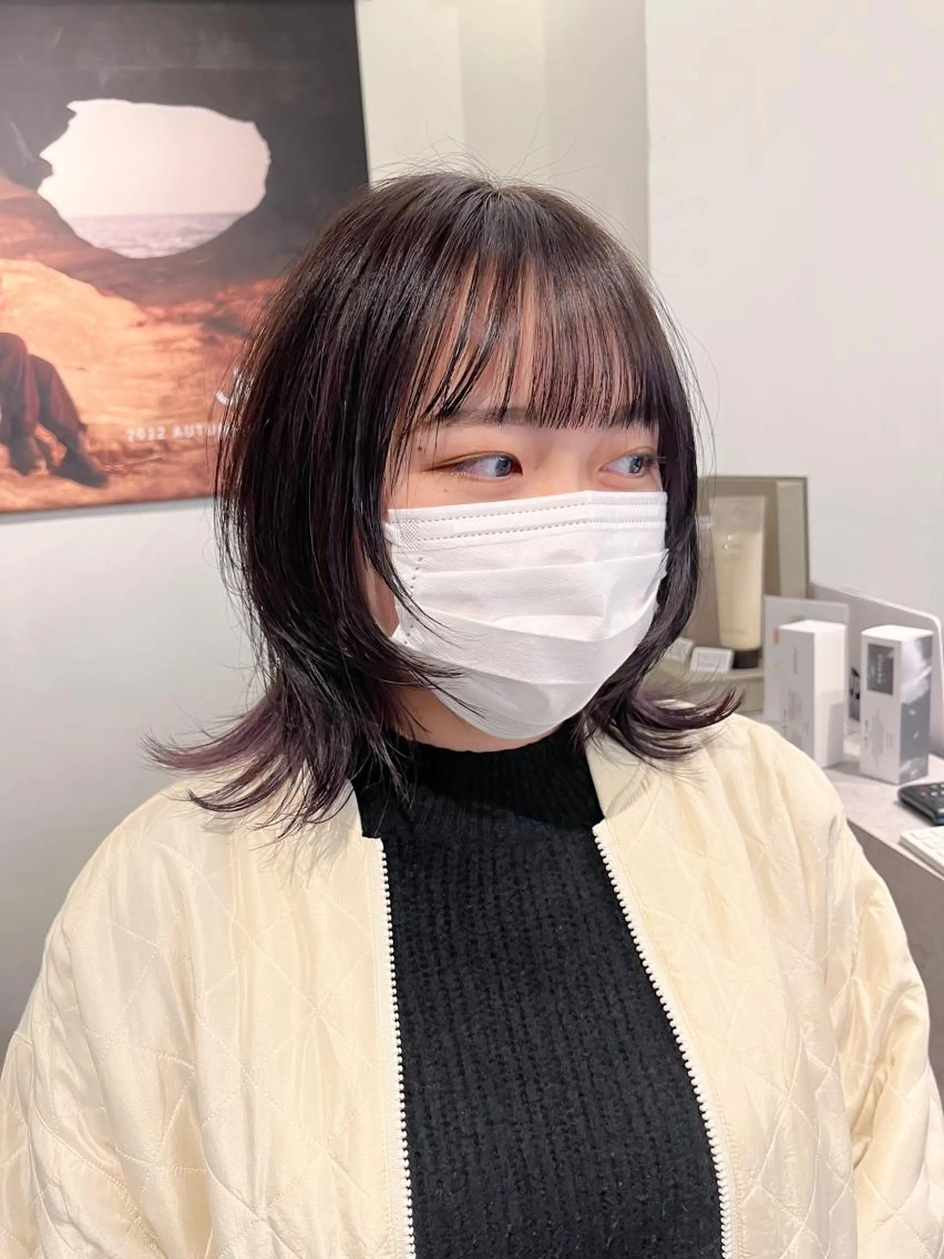 ミディアム カラー カット ヘアカラー トリートメント 🌛ダブルカラー 🌜SAYAKAのヘアスタイル