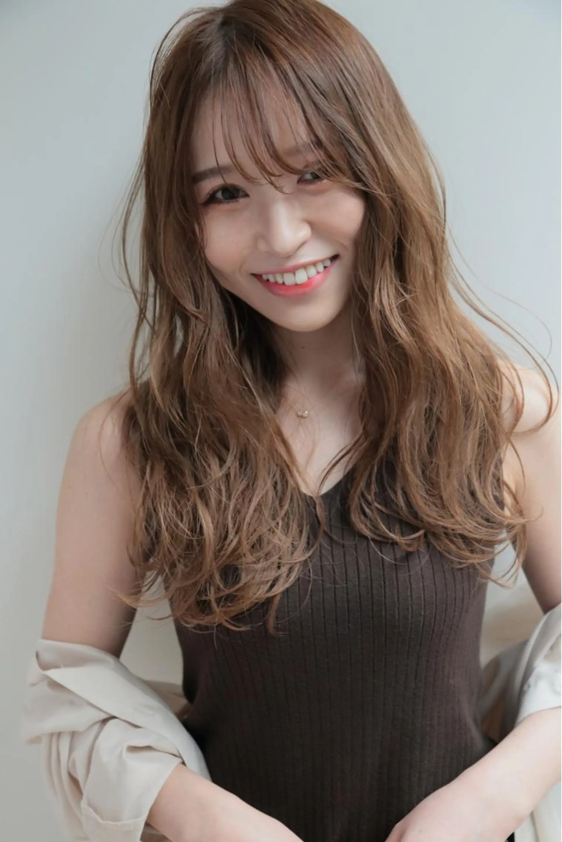 ロング ヘアカラー トリートメント レイヤーカット /透明感カラー西田のヘアスタイル