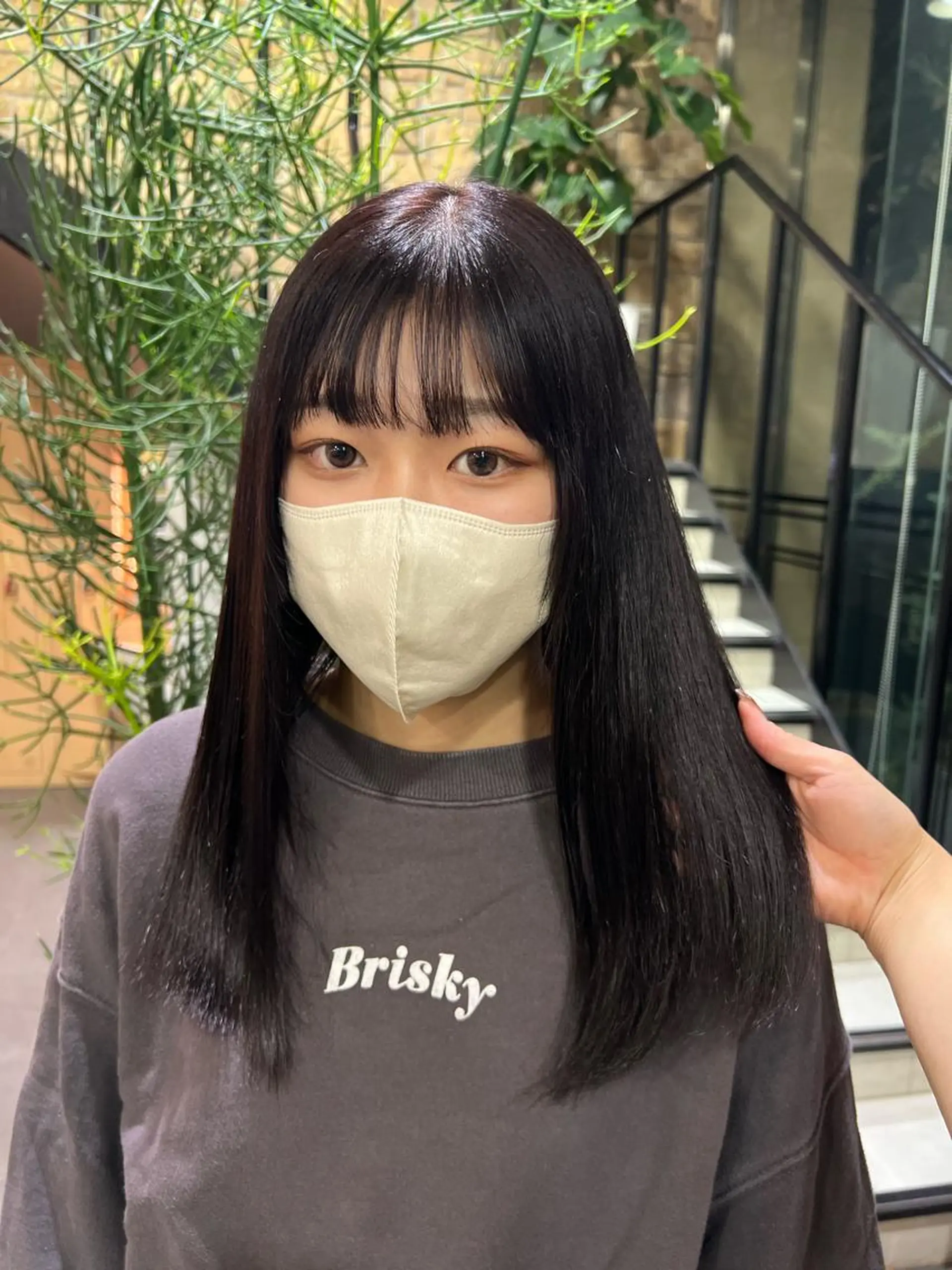 セミロング 暖色カラー/レイヤー カット/Yunaのヘアスタイル