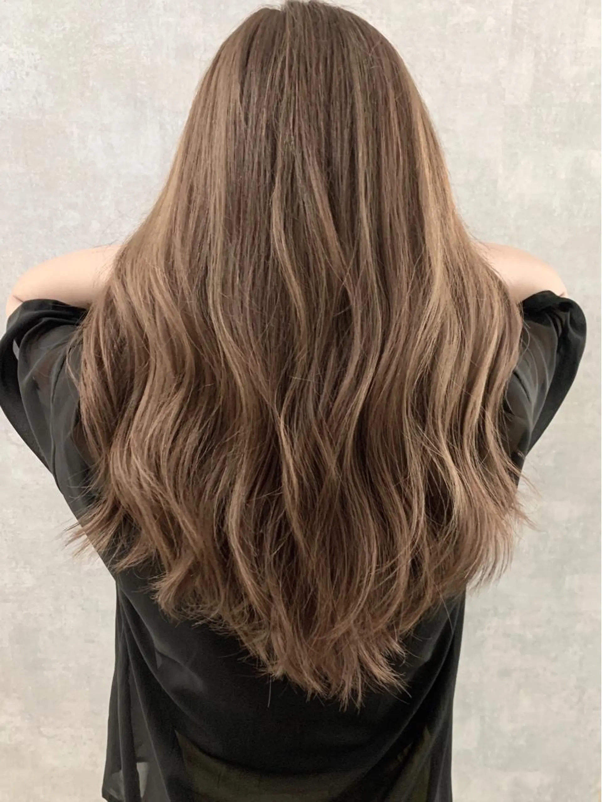 セミロング カラー ヘアアレンジ ベージュカラー ハイライトカラー ハイライト ヘアカラー トリートメント 小林 正樹のヘアスタイル