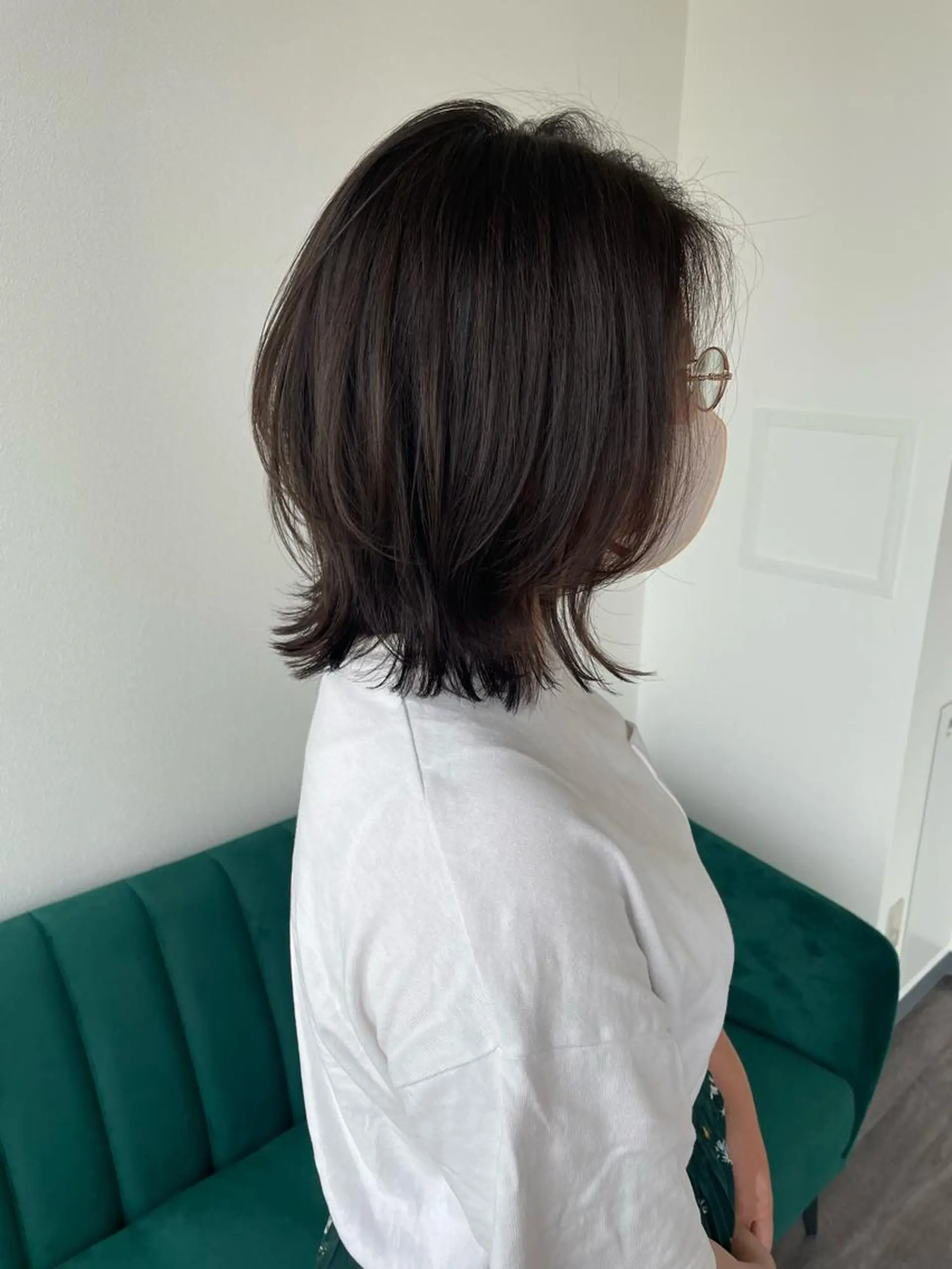 ミディアム 艶カラー🌙縮毛矯正 /ボブ【Reina】のヘアスタイル