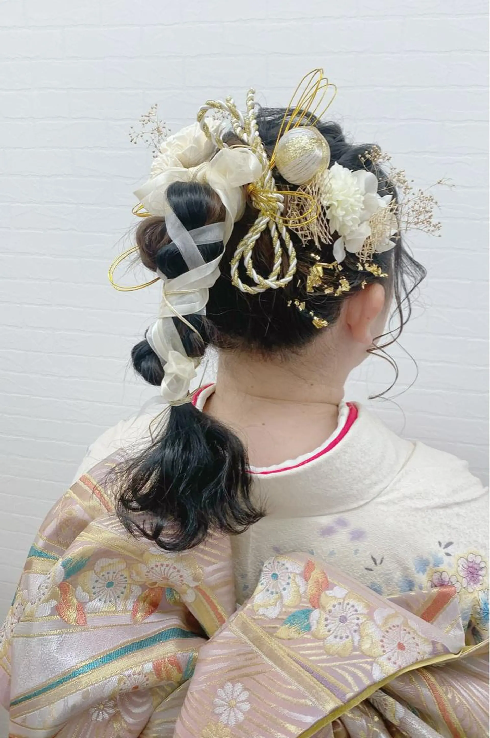 セミロング ヘアアレンジ 着付け GRANLUSSO 〜グランルッソ駅前店所属・木口 嘉美のヘアスタイル